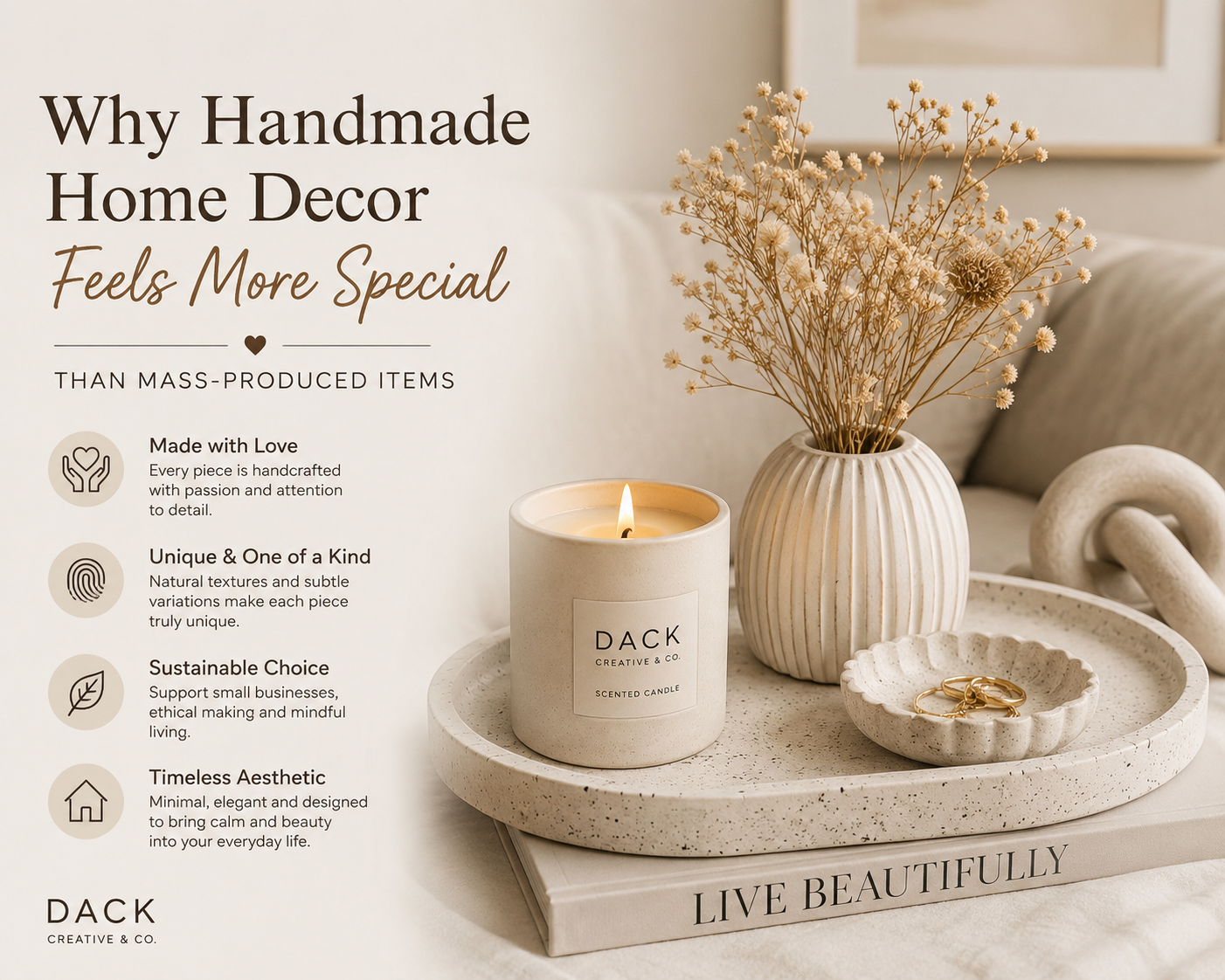 Why Handmade Home Decor Feels More Special Than Mass-Produced Items
