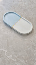 Large Two Tone Oval Tray - Pigmented Oval Dish