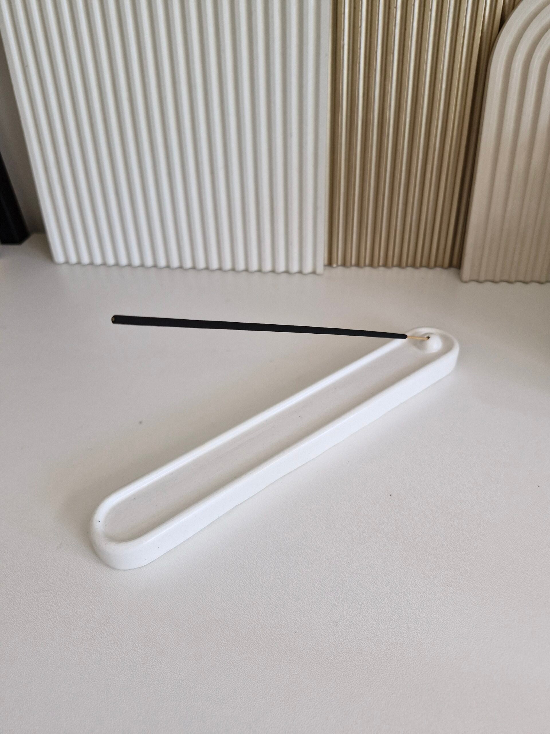 Long flat incense holder