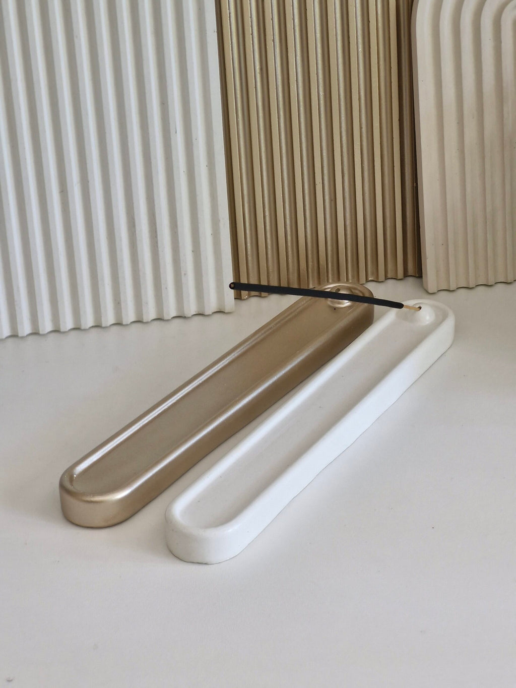 Long flat incense holder