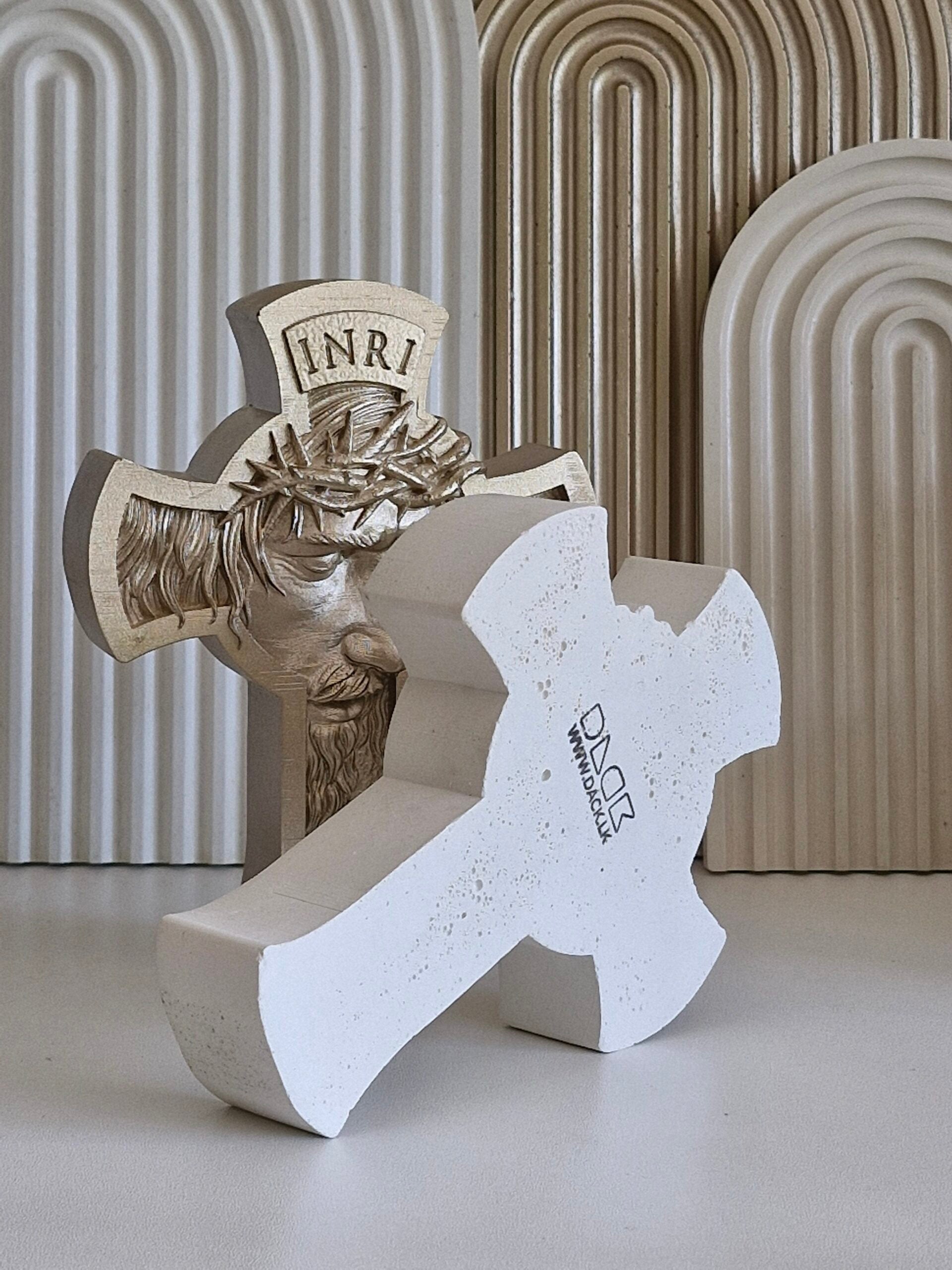 Large Jesus Cross - INRI Jesus Cross Sculpture