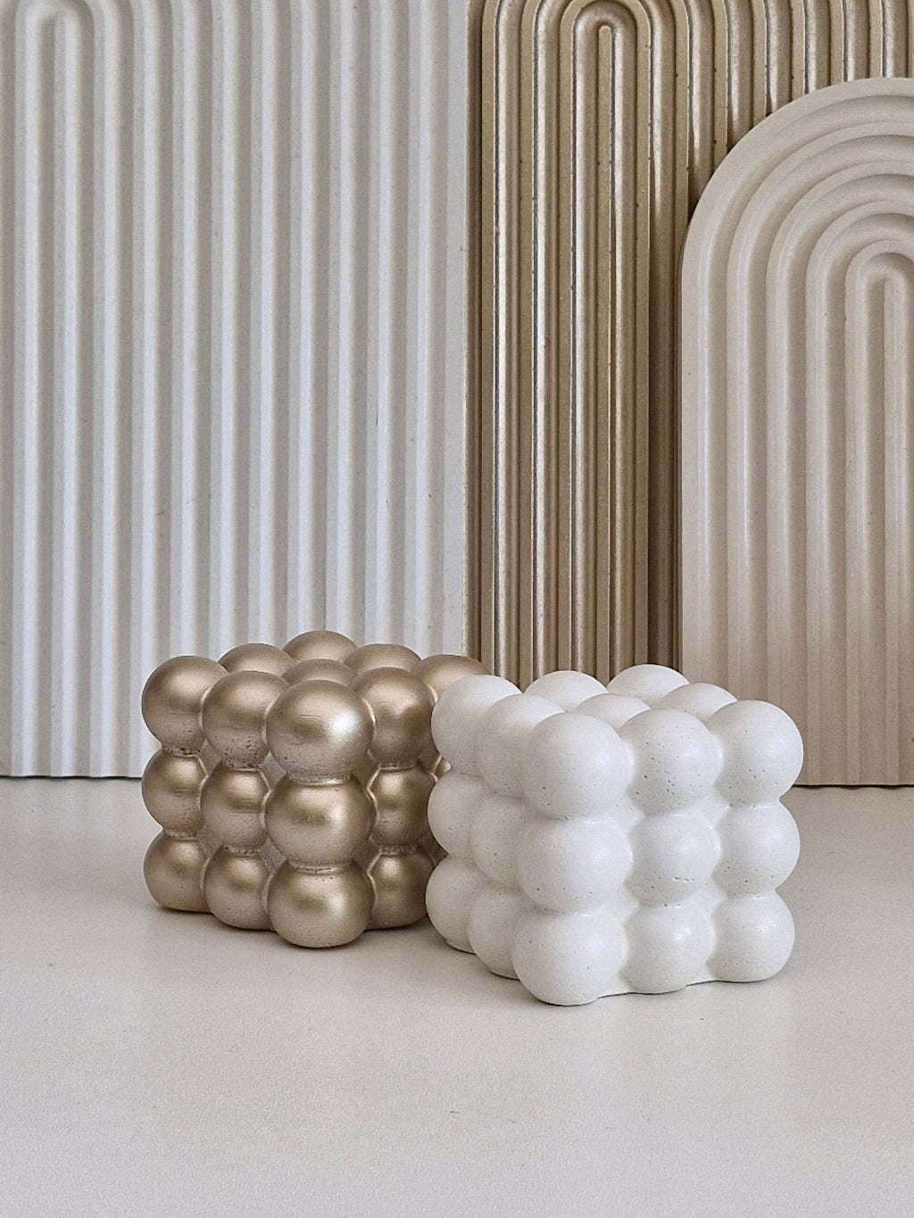 Large Bubble Paper Weight - Bubble Cube