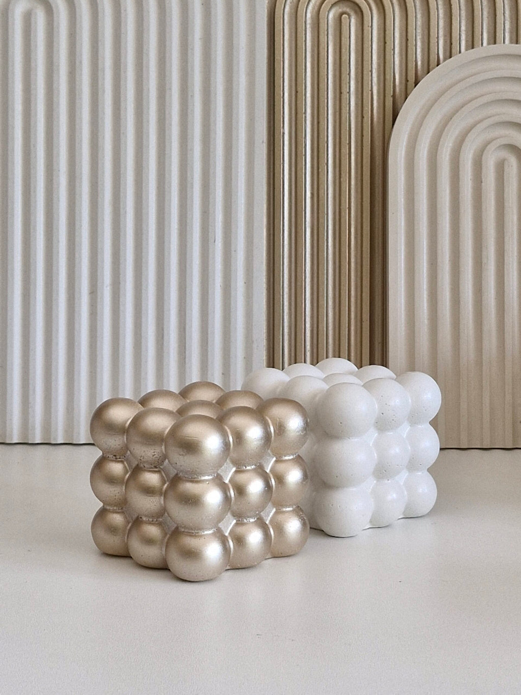 Large Bubble Paper Weight - Bubble Cube