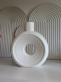 Large Stripe Donut Vase