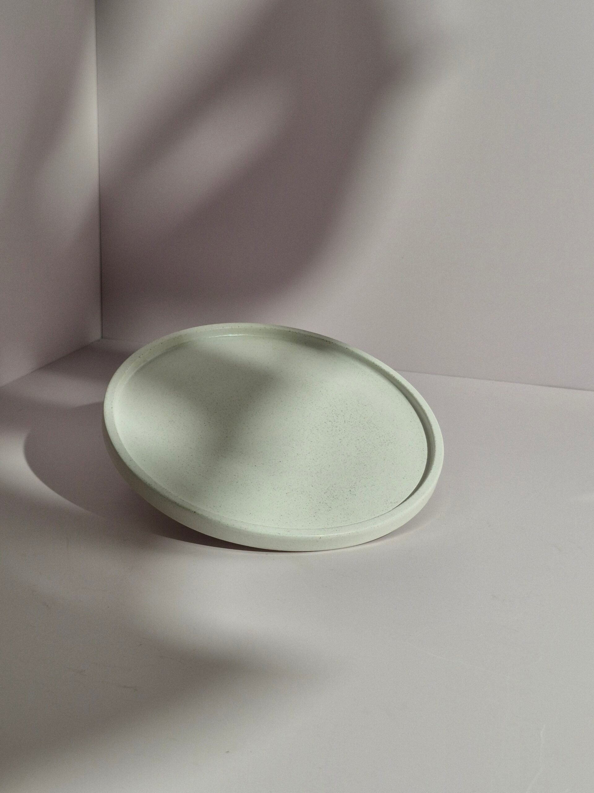 Stunning Thin Circle Plate , Minimalist Flat Circle Tray - P10