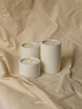 3PCs Minimalist Concrete Tealight Pillar Candle Holder Set