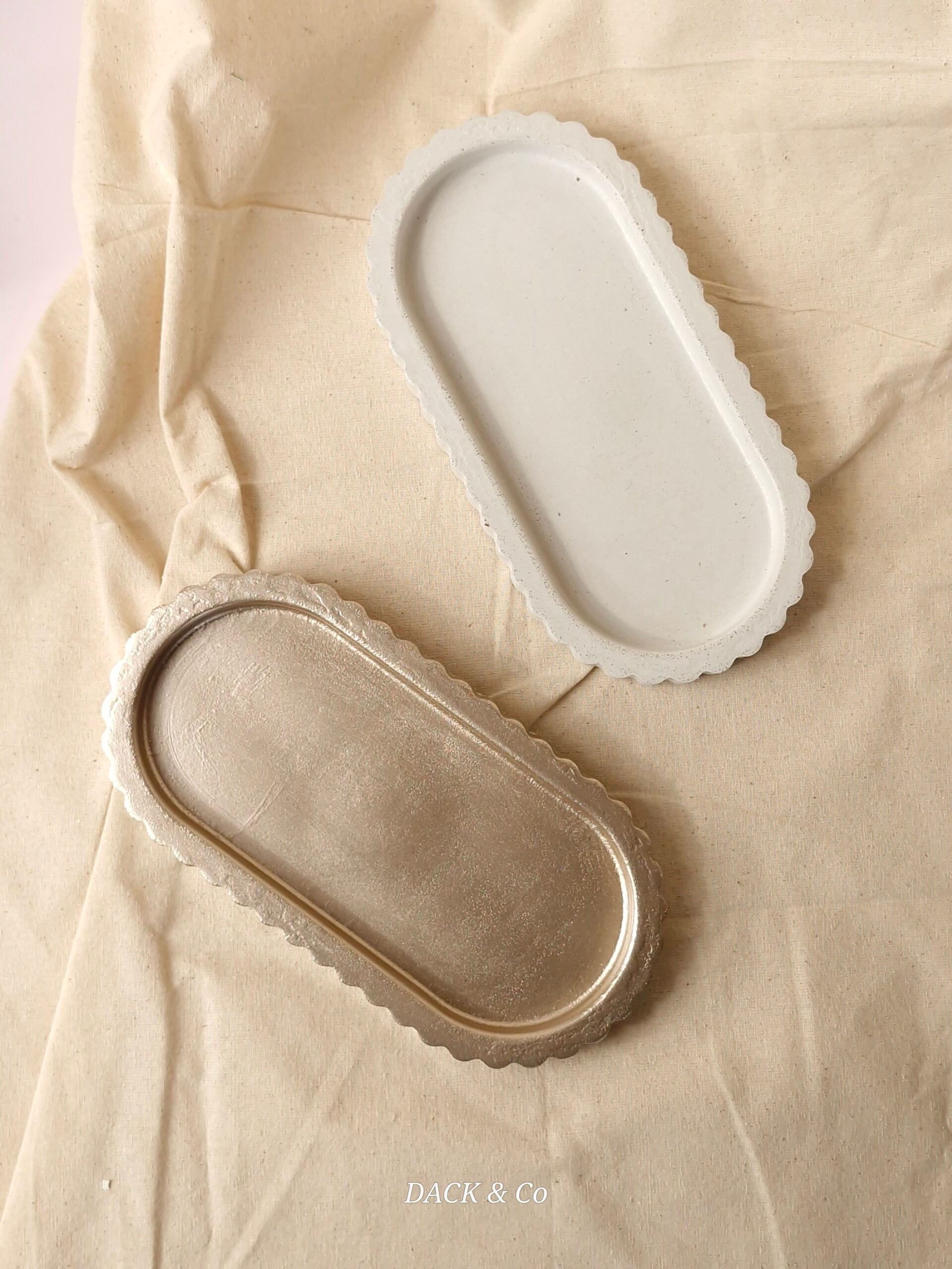 Ribbed Oval Tray - Ribbed Oval Trinket