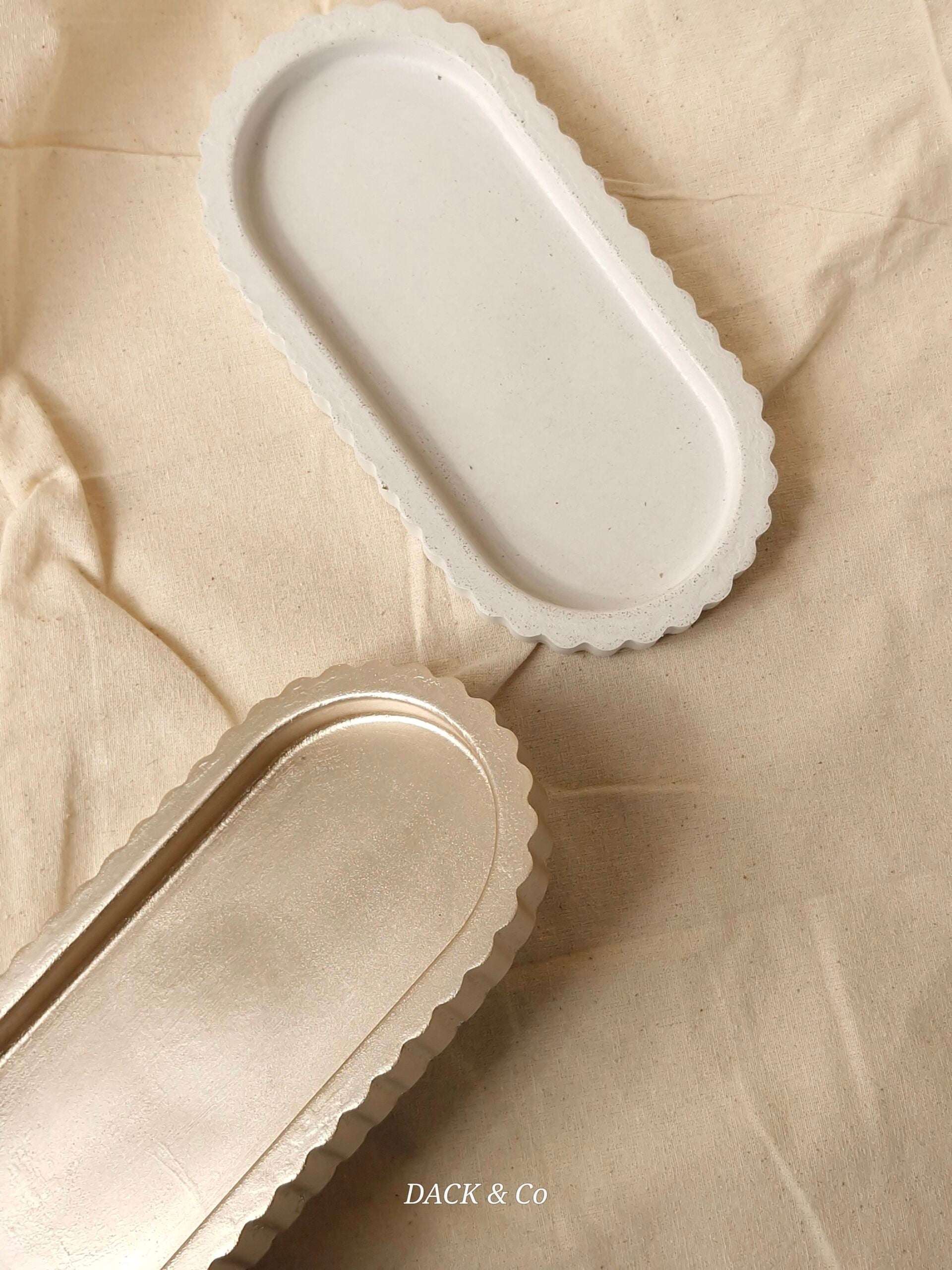 Ribbed Oval Tray - Ribbed Oval Trinket