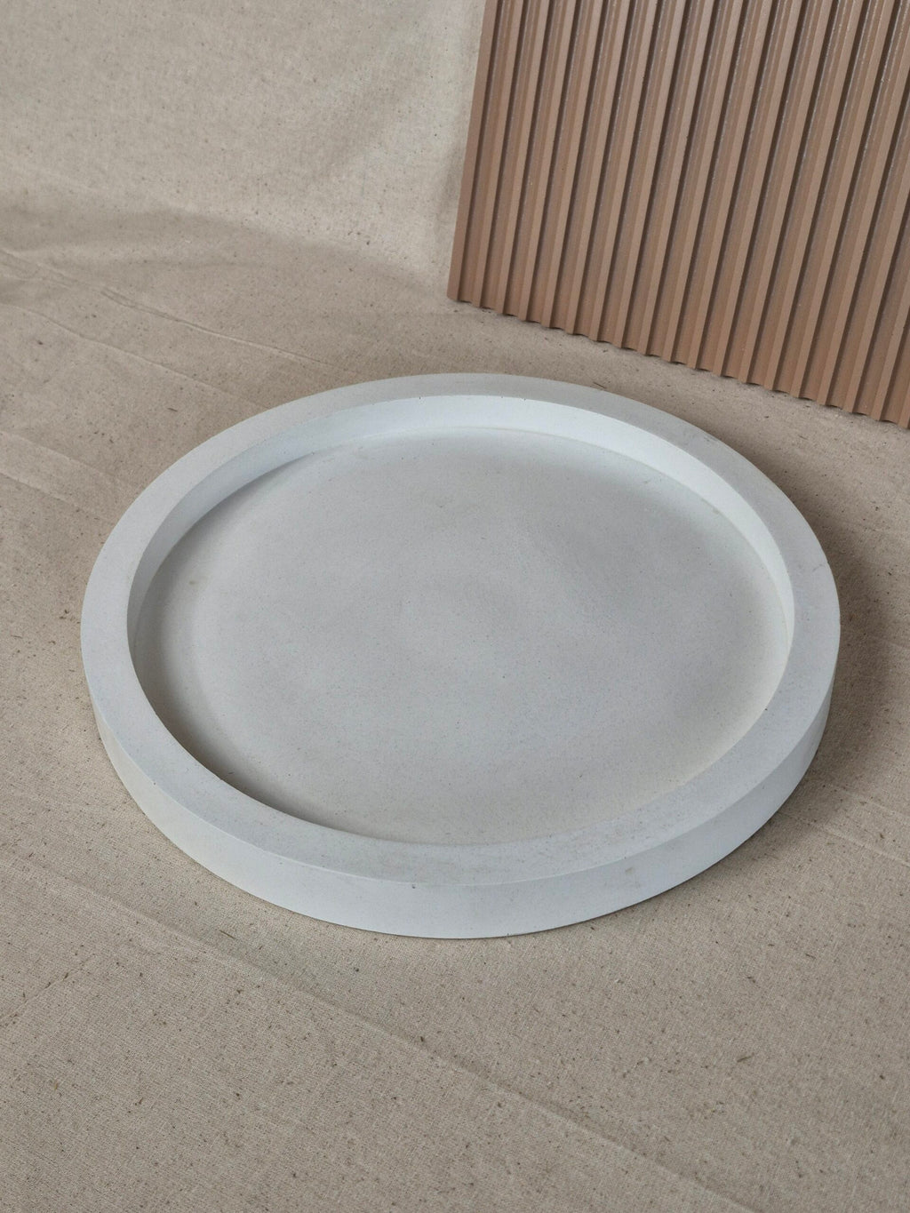 Large Thick Plate - Flat Decor Plate