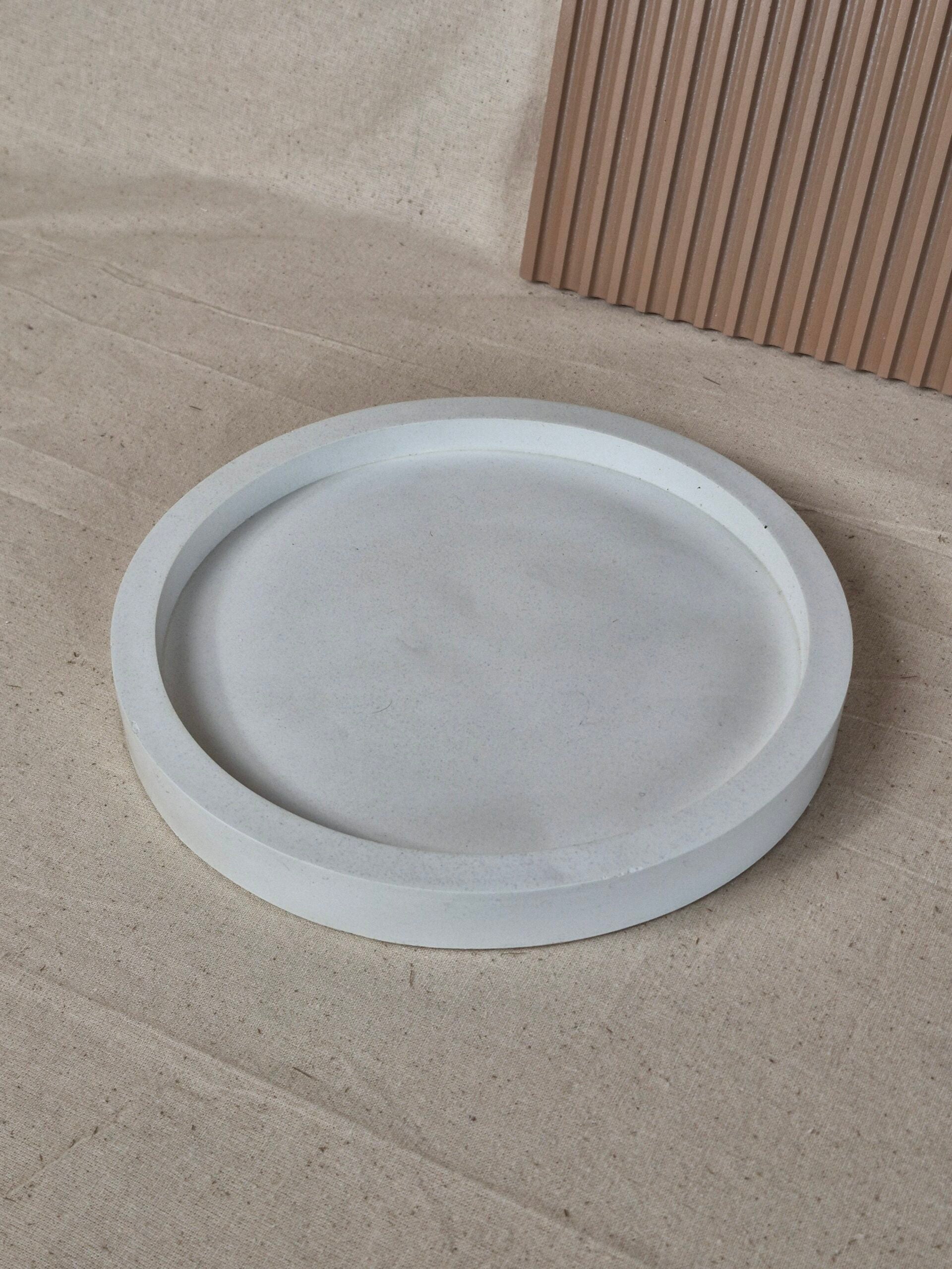 Large Thick Plate - Flat Decor Plate