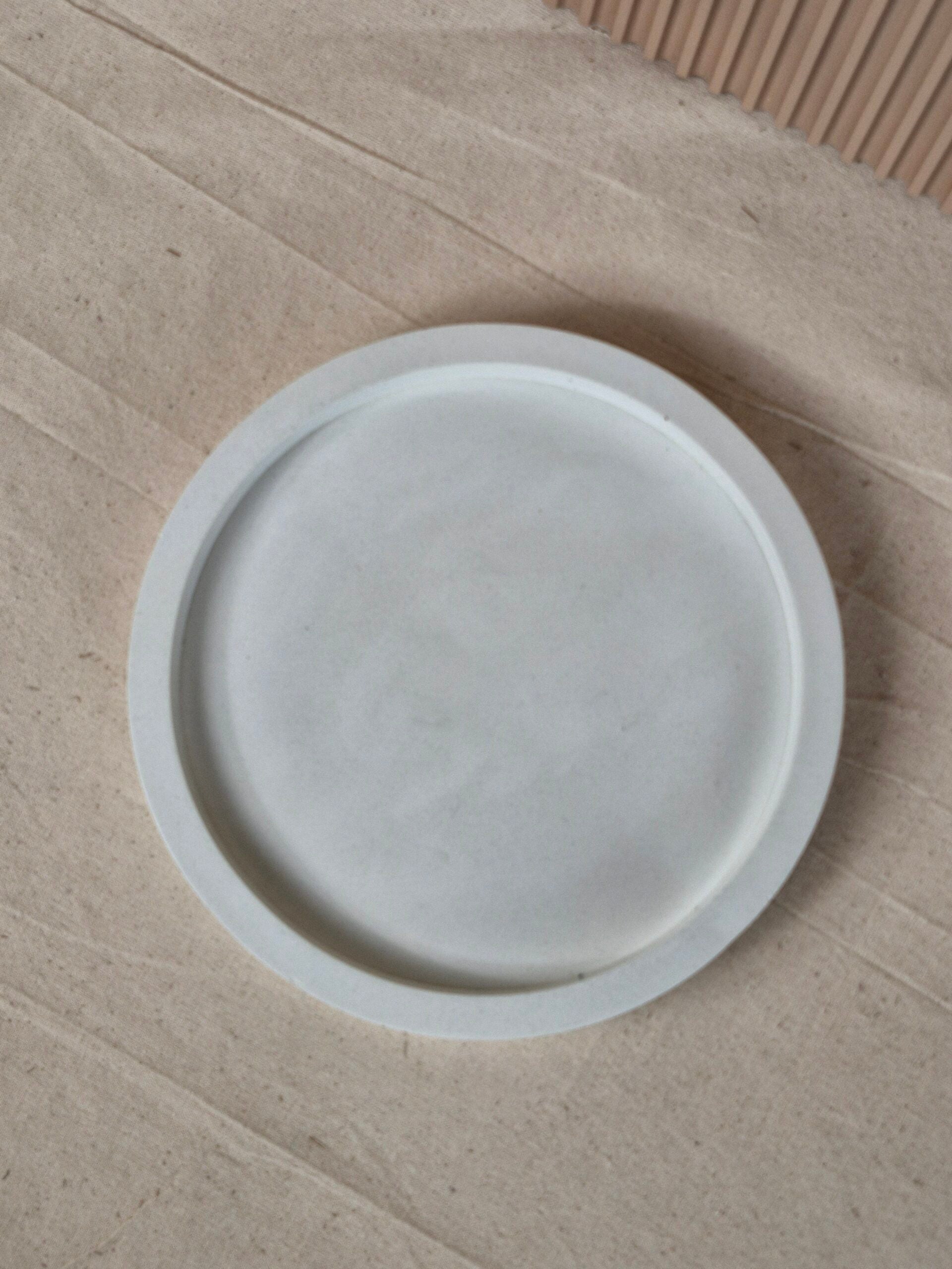 Large Thick Plate - Flat Decor Plate