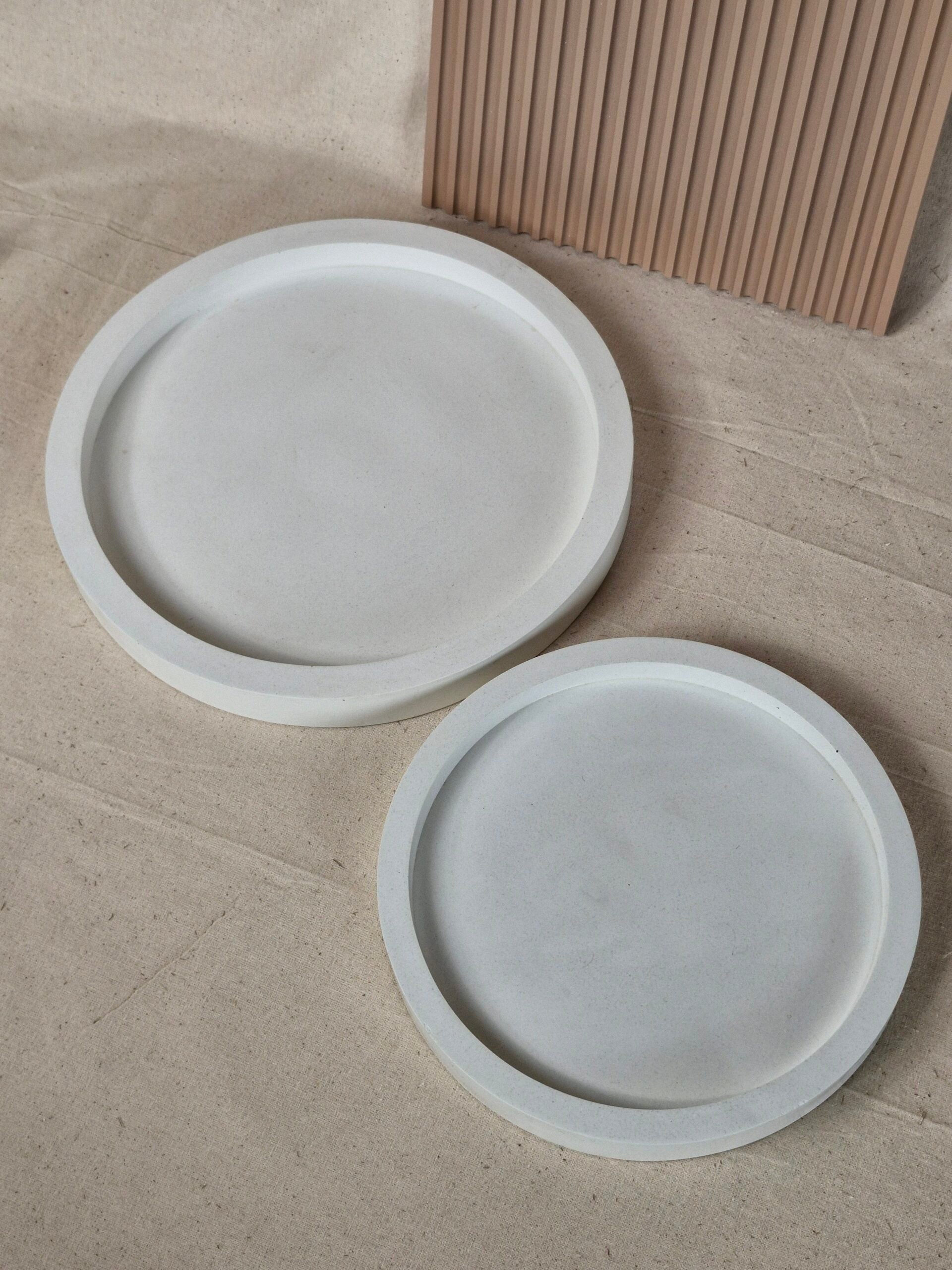 Large Thick Plate - Flat Decor Plate