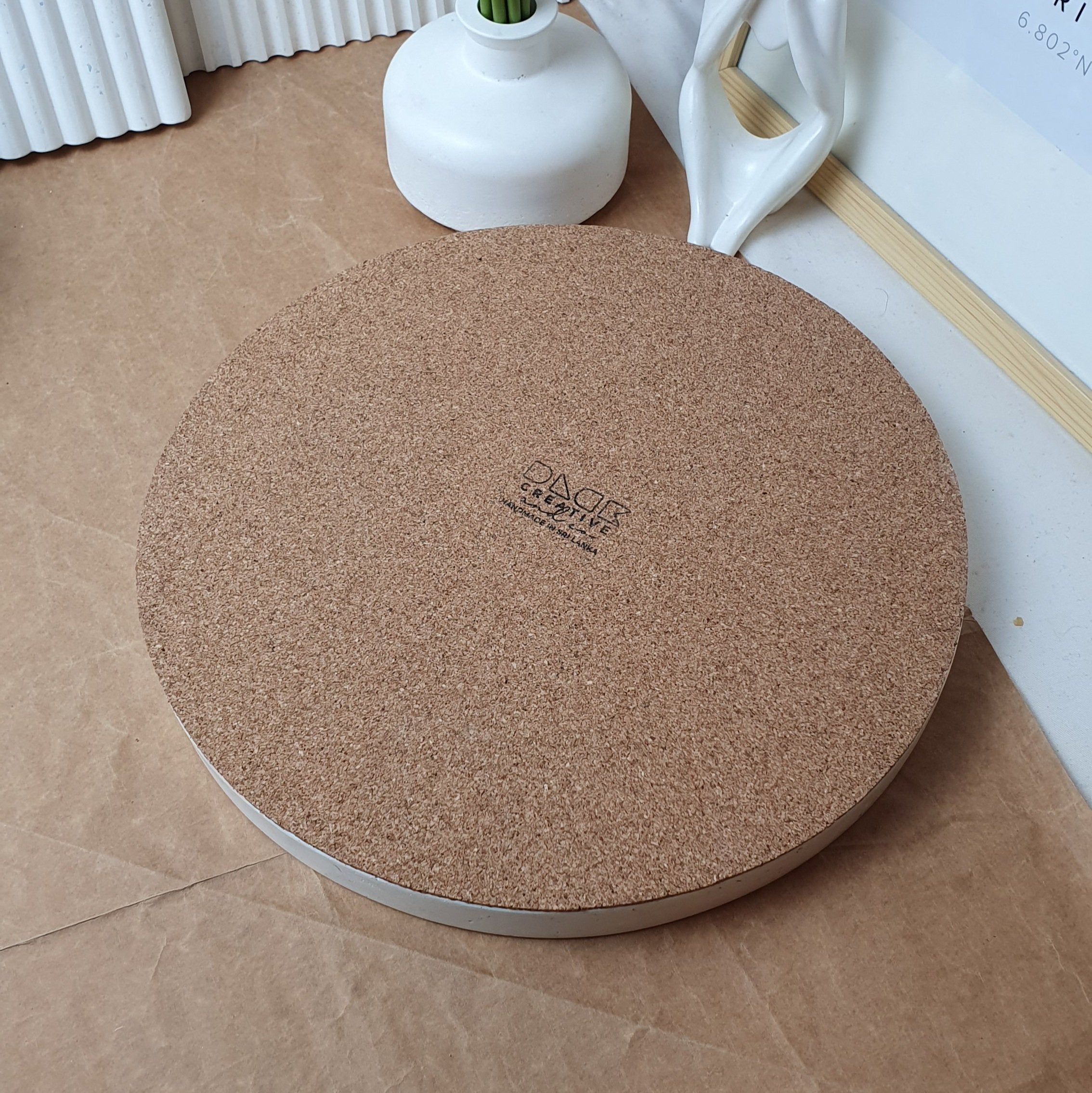 Beautiful Large Circle Tray - Terrazzo Round Plate