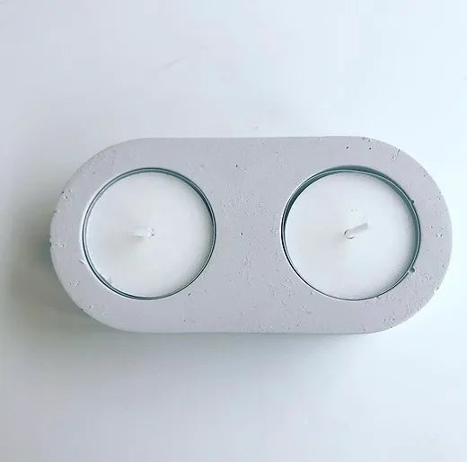 Double Tea Light Candle Holder