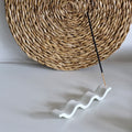 Minimalist Wave Incense Holder, Handmade Incense burner