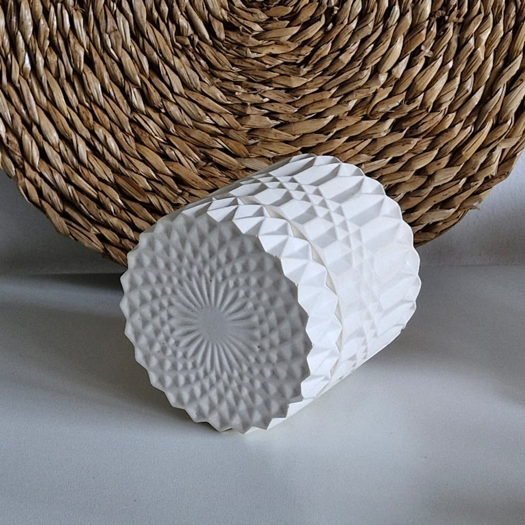 Nordic Jewellery Jar with Lid - Modern Vanity Storage Pot