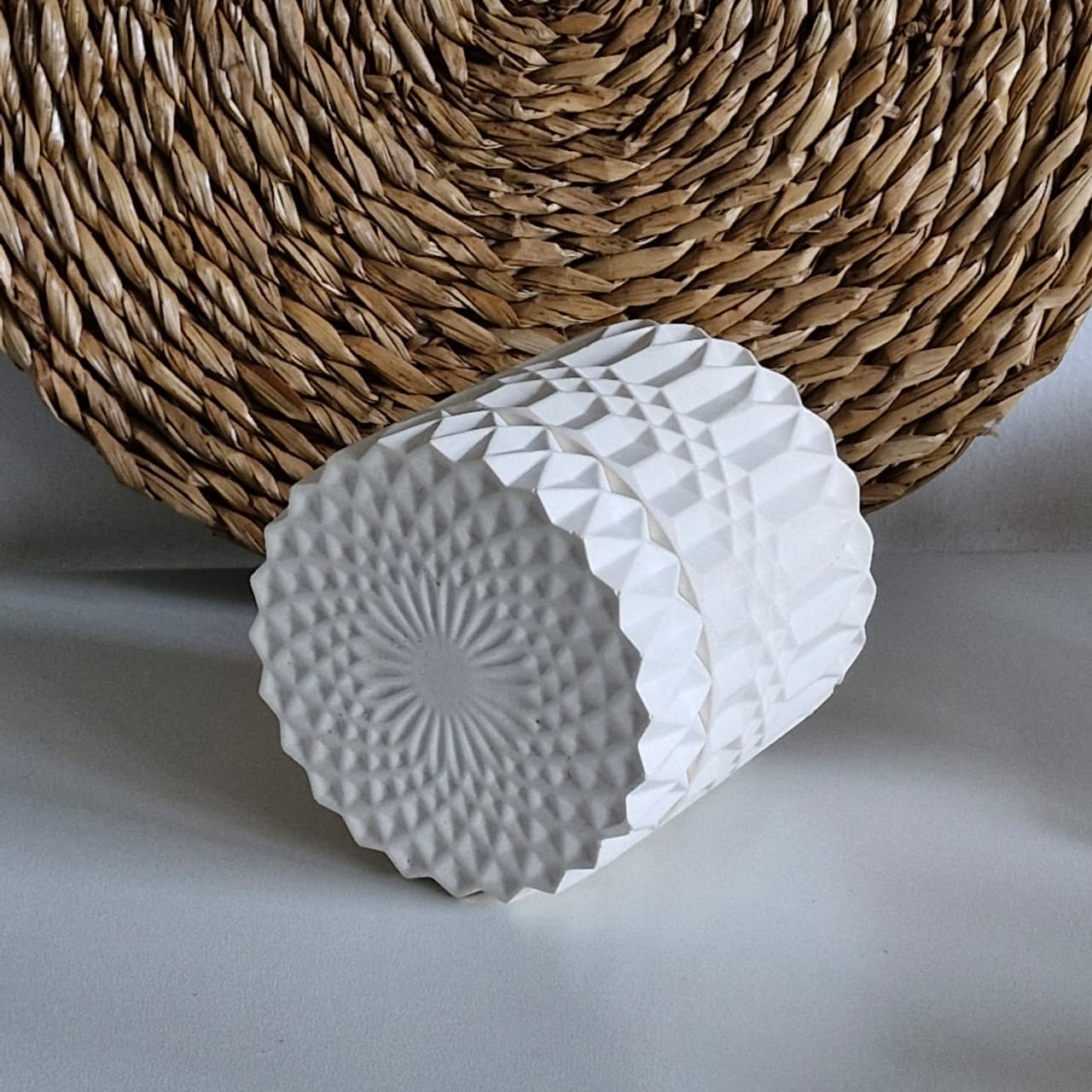 Nordic Jewellery Jar with Lid - Modern Vanity Storage Pot