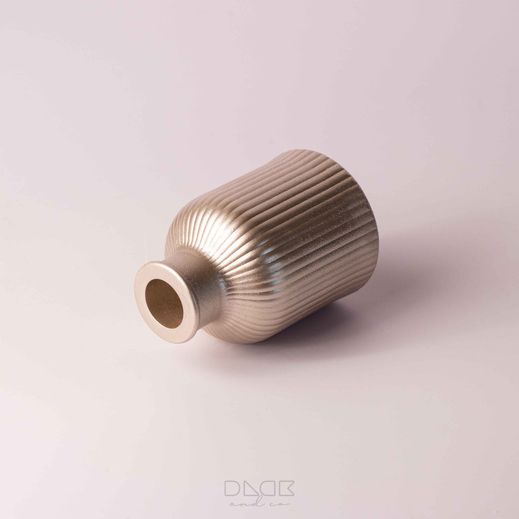 Ribbed Bud Vase - Stunning Stripe Flower Vase