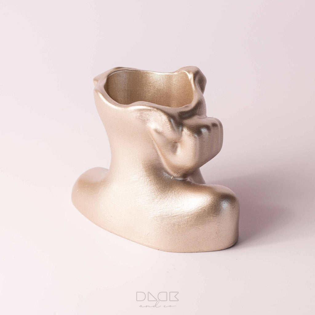 Abstract Woman's Face Vase - Thinking Girl Face Vase