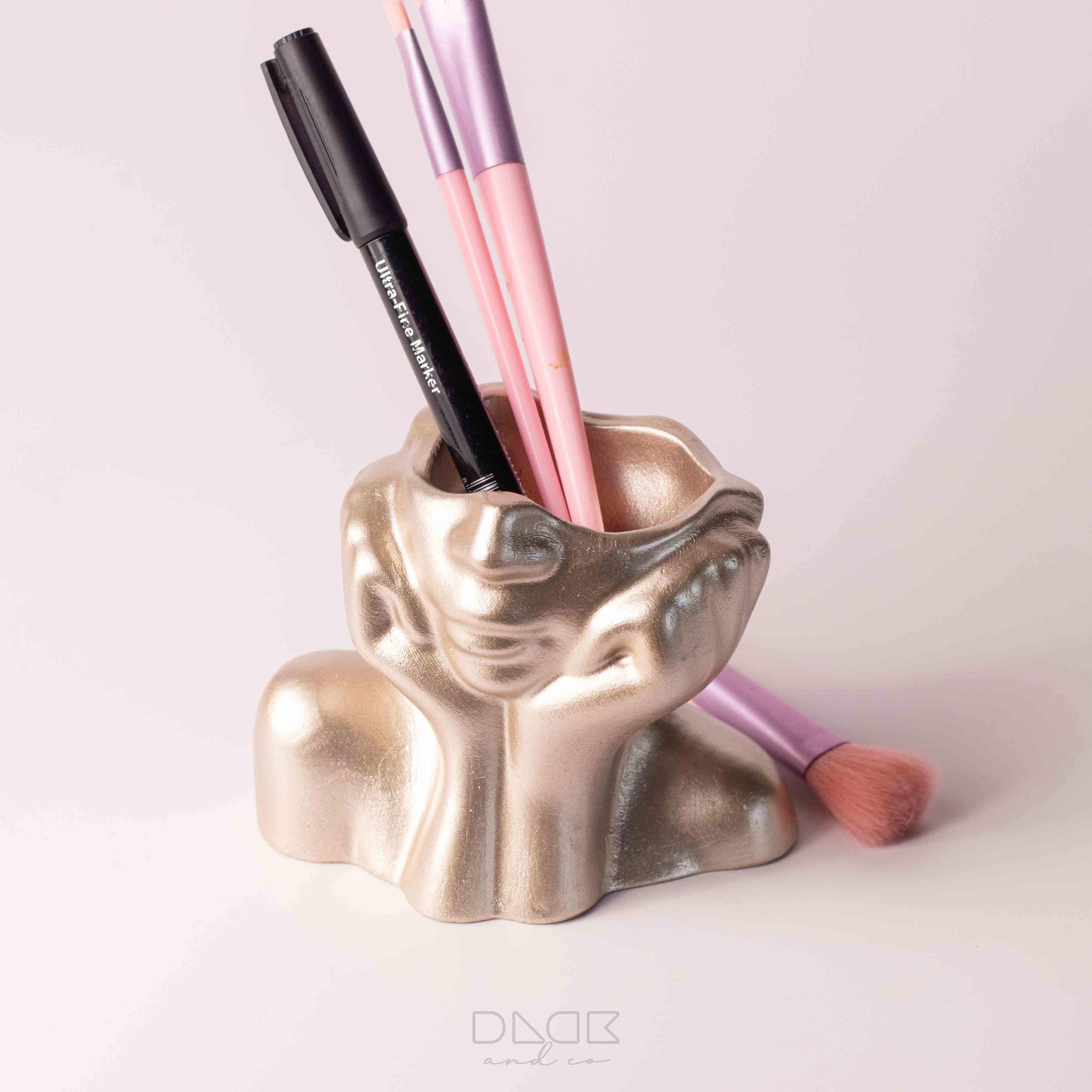 Abstract Woman's Face Vase - Thinking Girl Face Vase