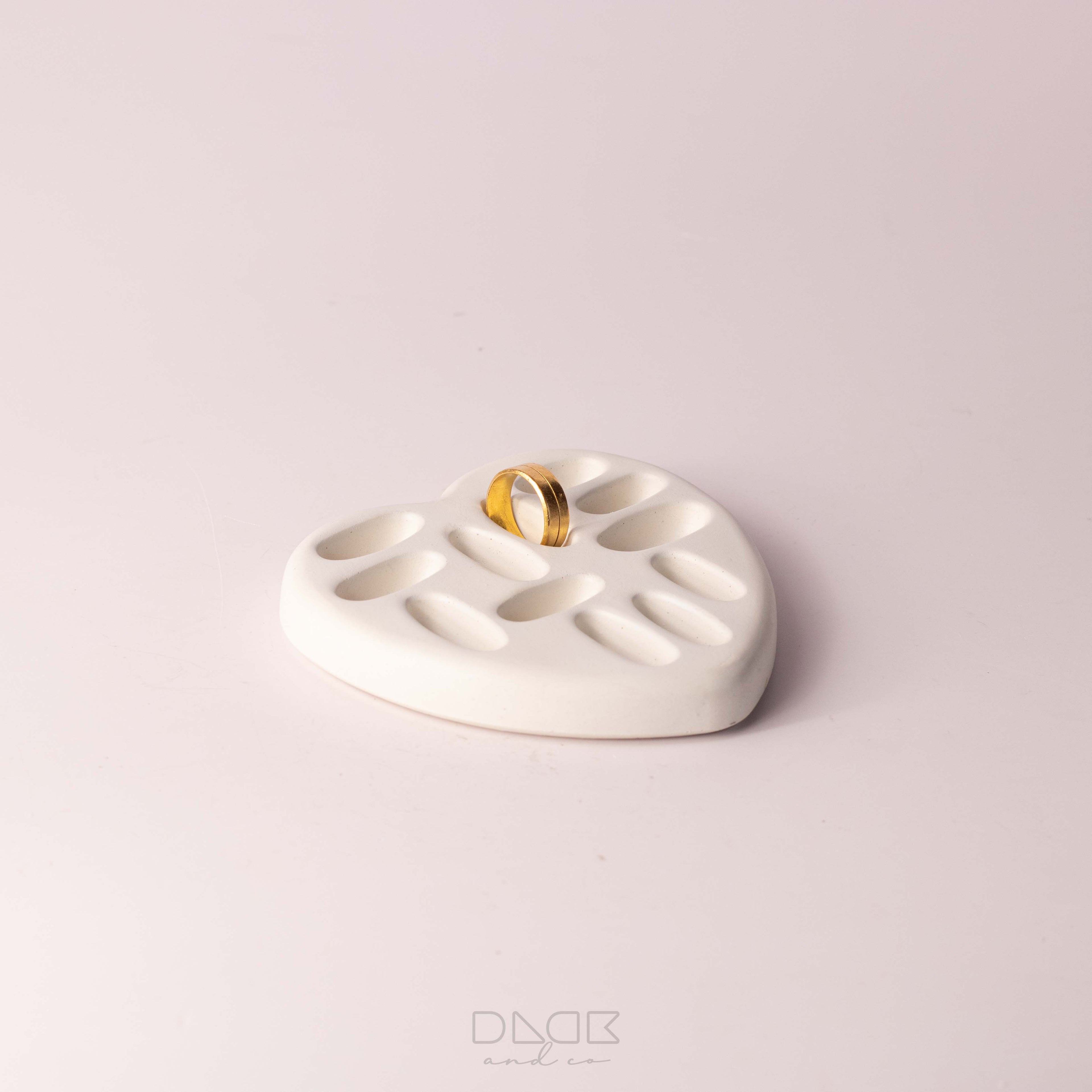 Luna Heart Ring Tray – Jewelry Ring Holder