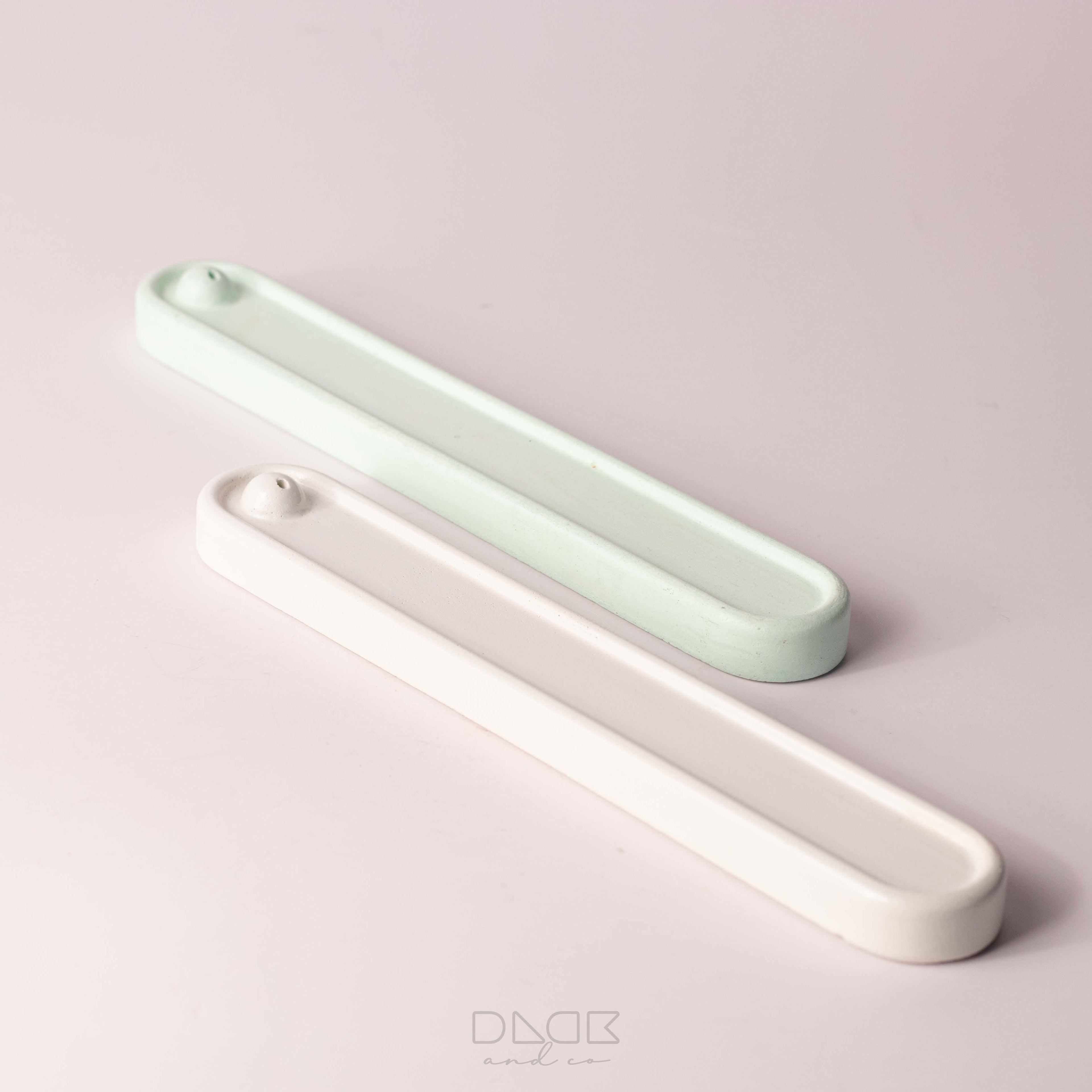 Long flat incense holder