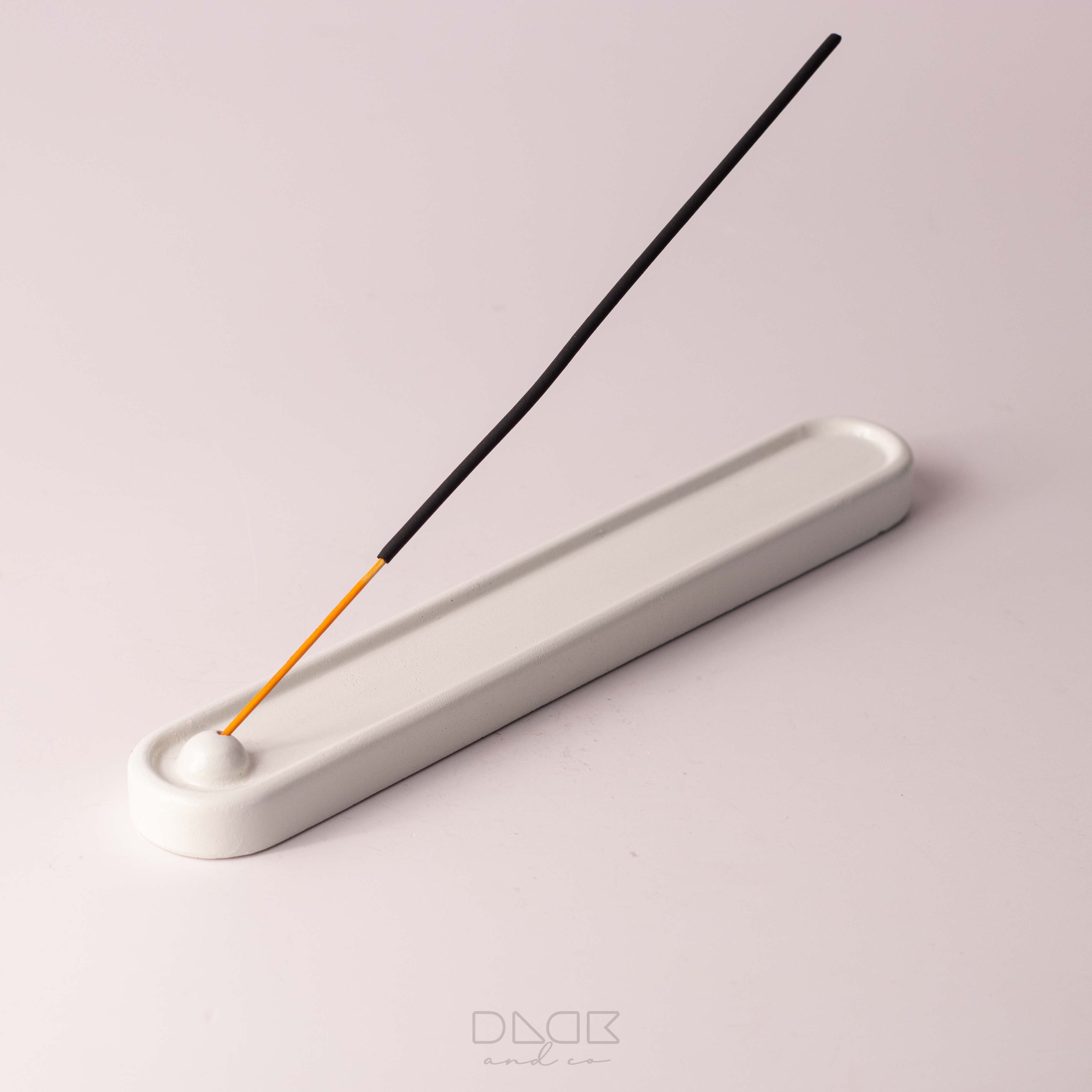 Long flat incense holder