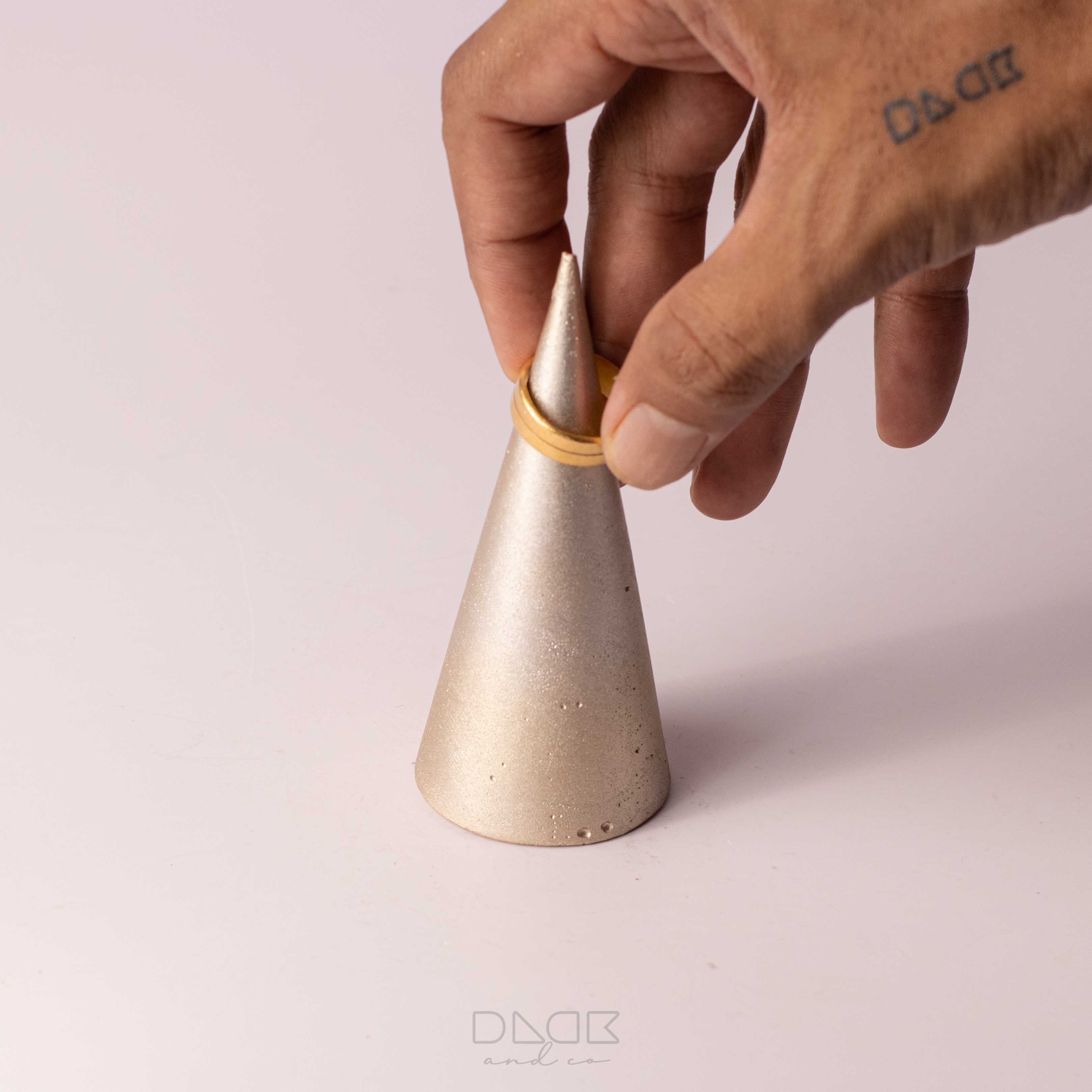 Large Ring Cone - Terrazzo Ring Holder