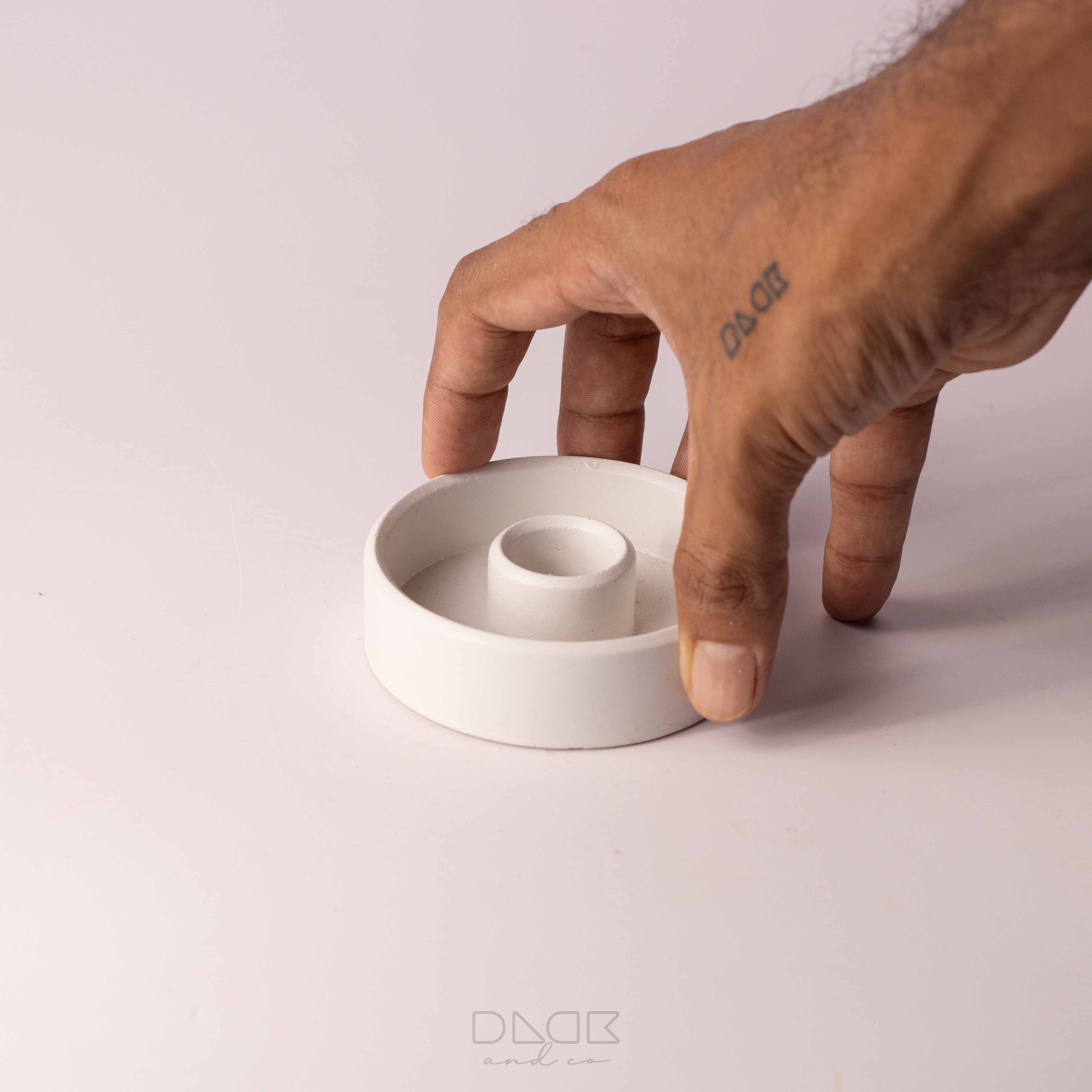Piller Candle Holder - Minimalist Decorative Accent