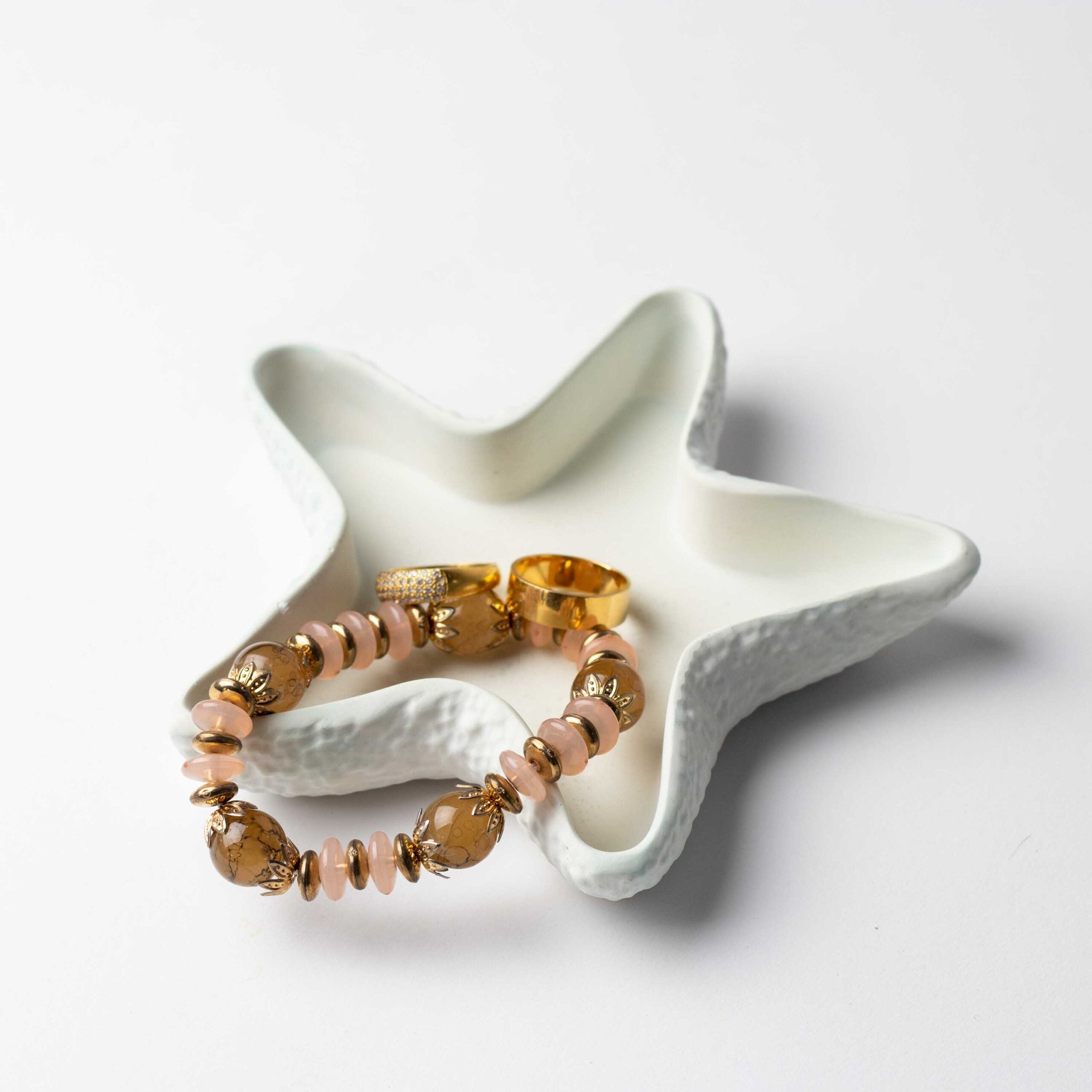 Pastel Color Starfish Tray | Stunning Starfish Trinket Tray