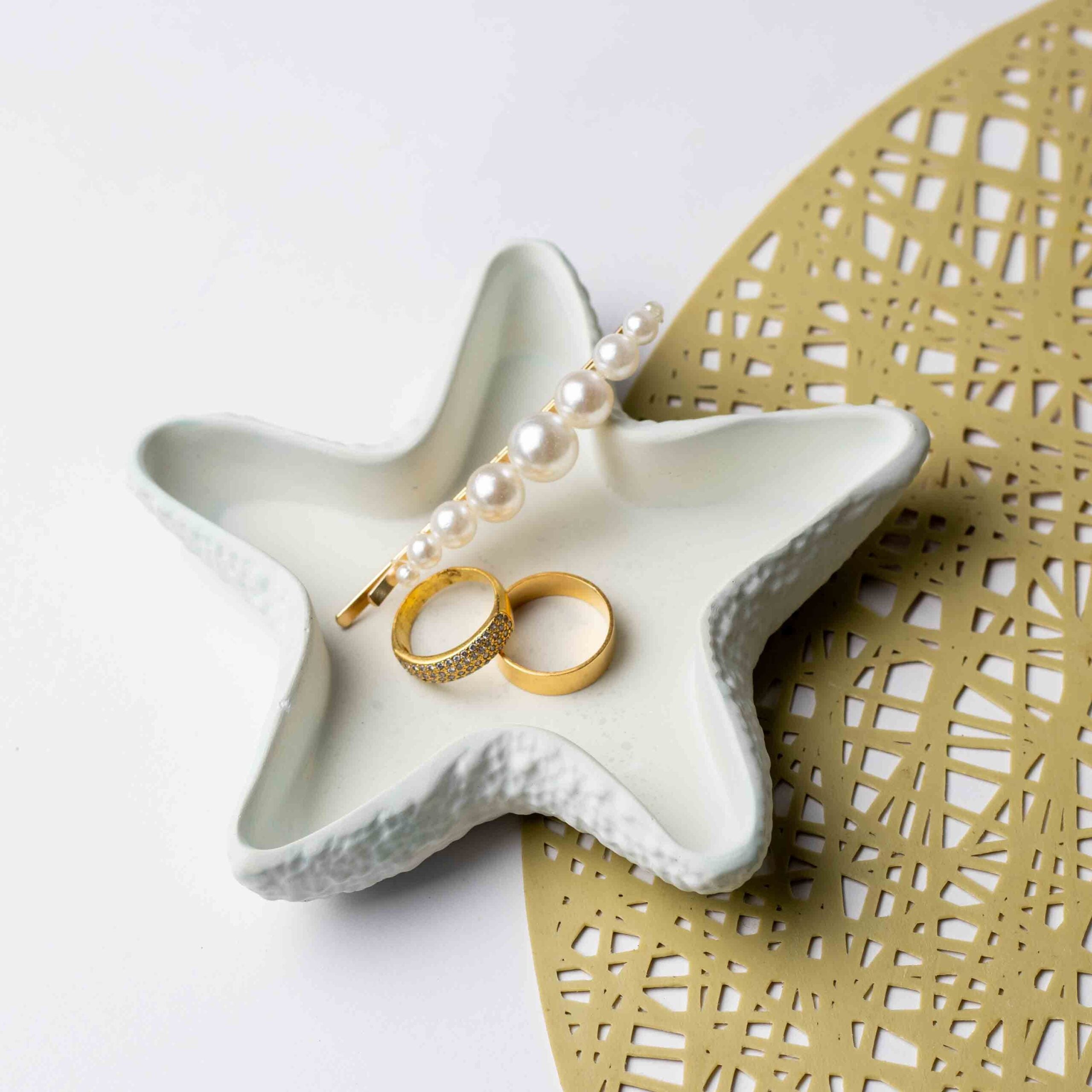 Pastel Color Starfish Tray | Stunning Starfish Trinket Tray