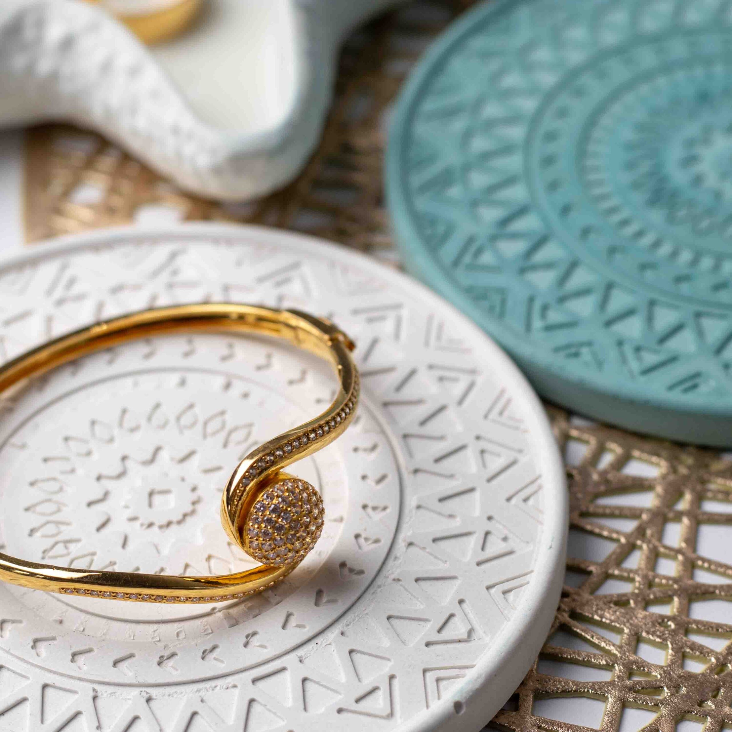 4 x Minimalist Pastel Color Mandala Coasters