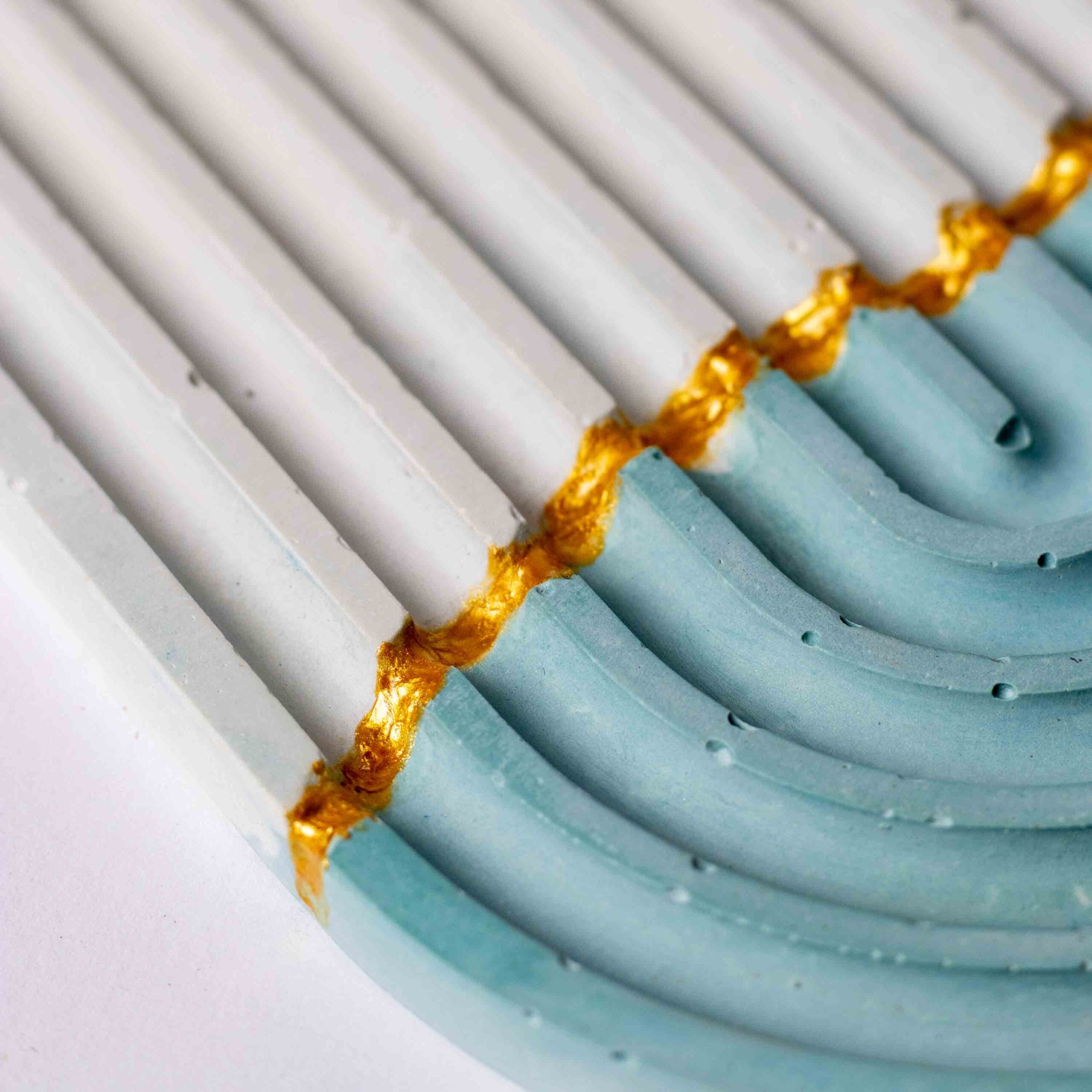 Bi Color Arch Tray | Stunning Arch Trinket Tray - Concrete Table Decor