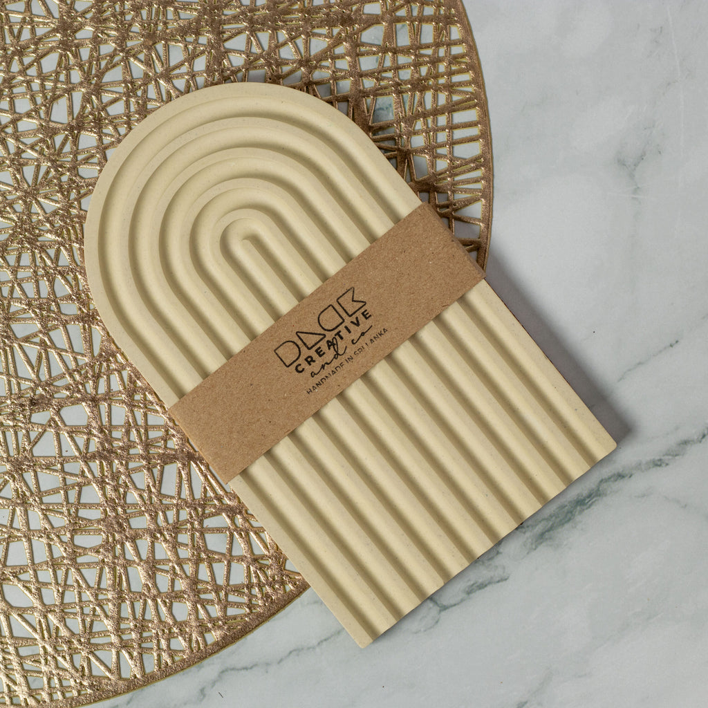 Stunning Arch Tray, Boho Arch Home Decor, Concrete Arch Decor D1