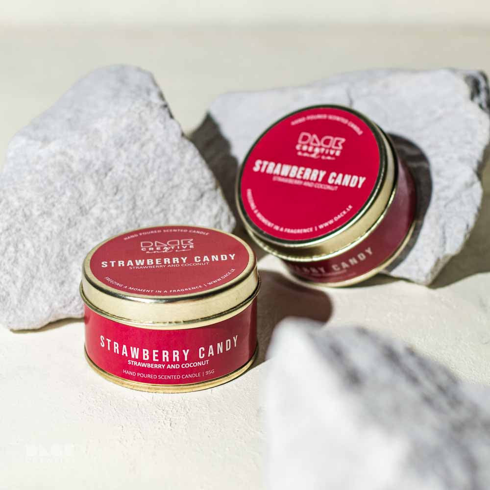 Strawberry Candy Scented Candle |