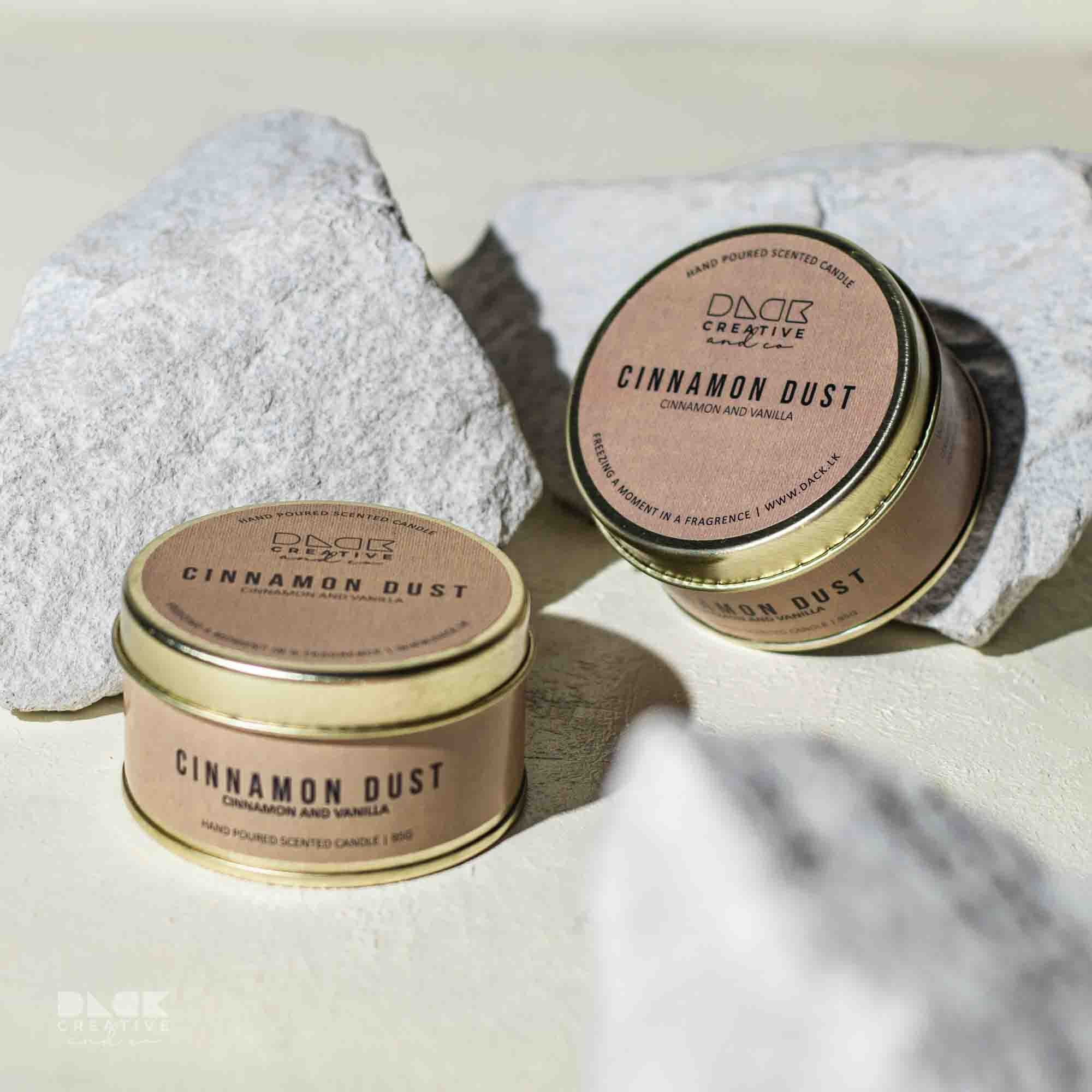 Cinnamon Dust Scented Candle | Aromatic Cinnamon & Vanilla Blend
