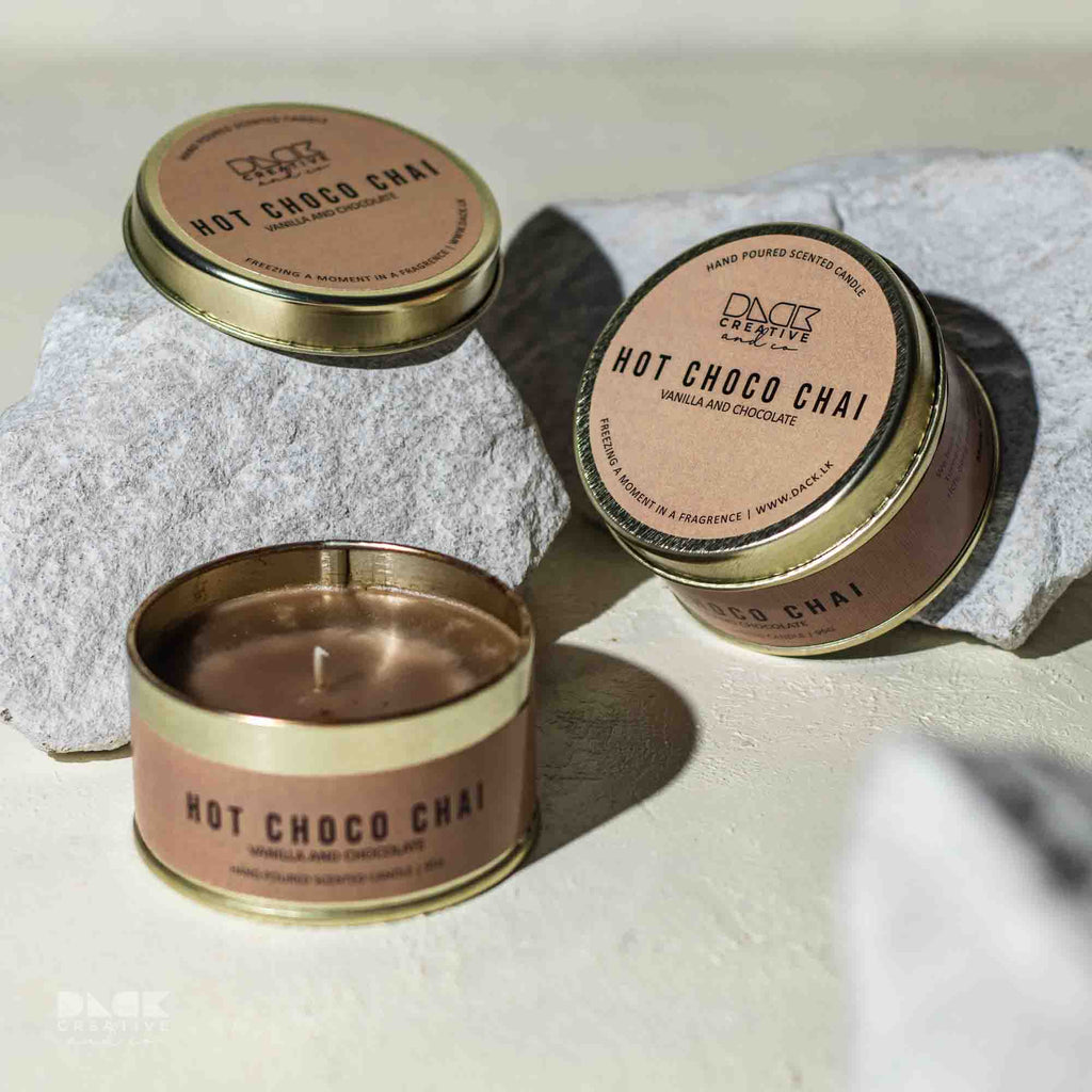 Hot Choco Chai Scented Candle | Best Chocolate, Coffee & Vanilla Blend