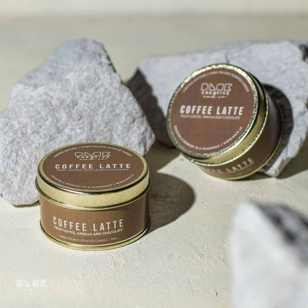 Coffee Latte Scented Candle | Fresh Coffee, Chocolate & Vanilla Blend - DC09
