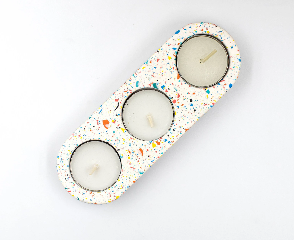 Trippel Tea Light Candle Holder