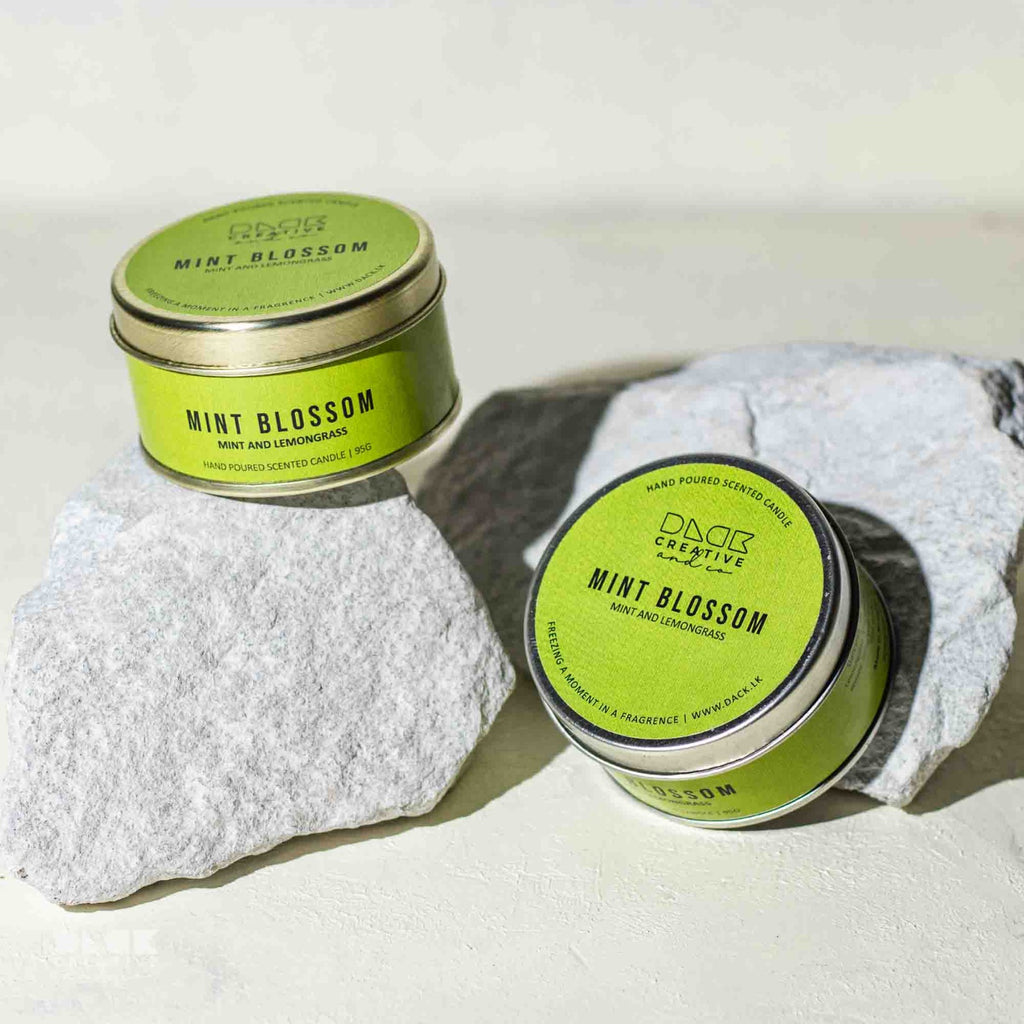 Mint Blossom Scented Candle | Amazing Mint Extract and Lemongrass Blend - DC04