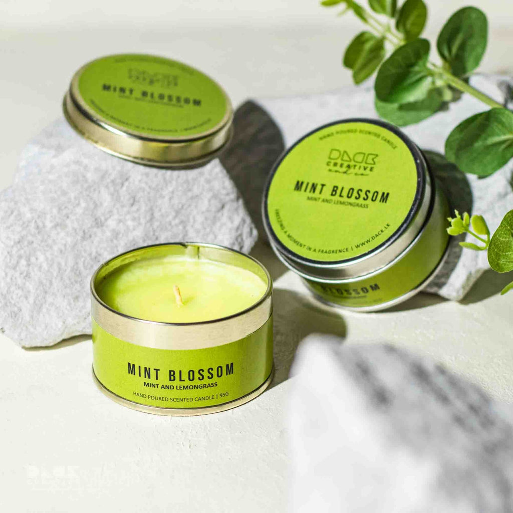Mint Blossom Scented Candle | Amazing Mint Extract and Lemongrass Blend - DC04