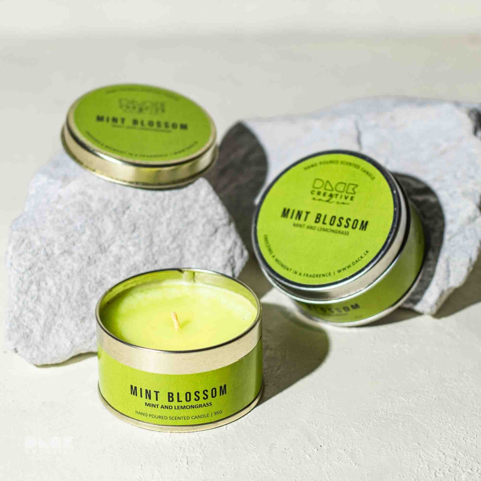 Mint Blossom Scented Candle | Amazing Mint Extract and Lemongrass Blend - DC04