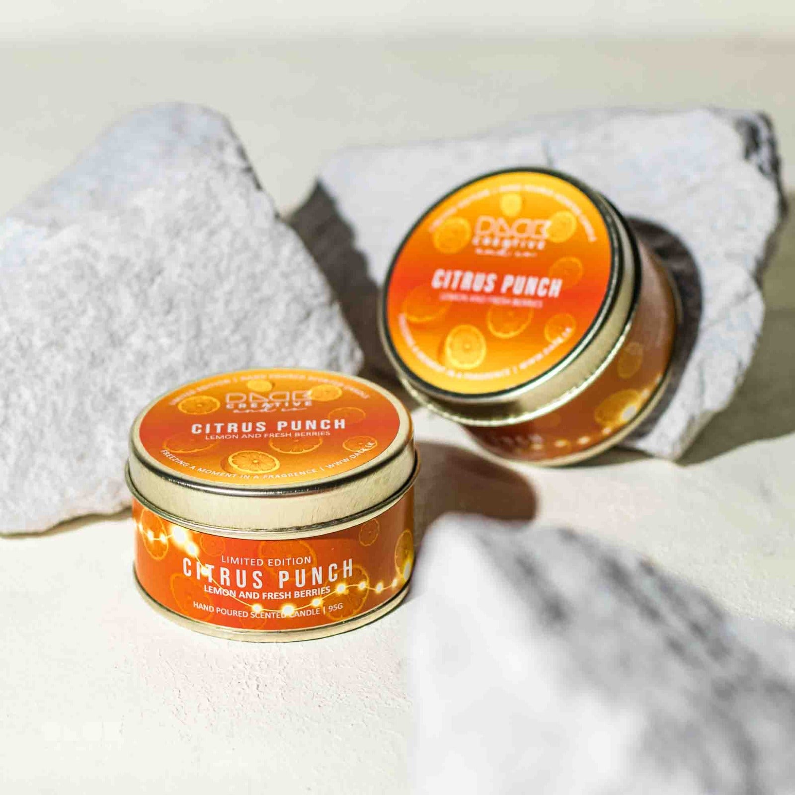 Citrus Punch Scented Candle | Aromatic Lemon & Fresh Berries