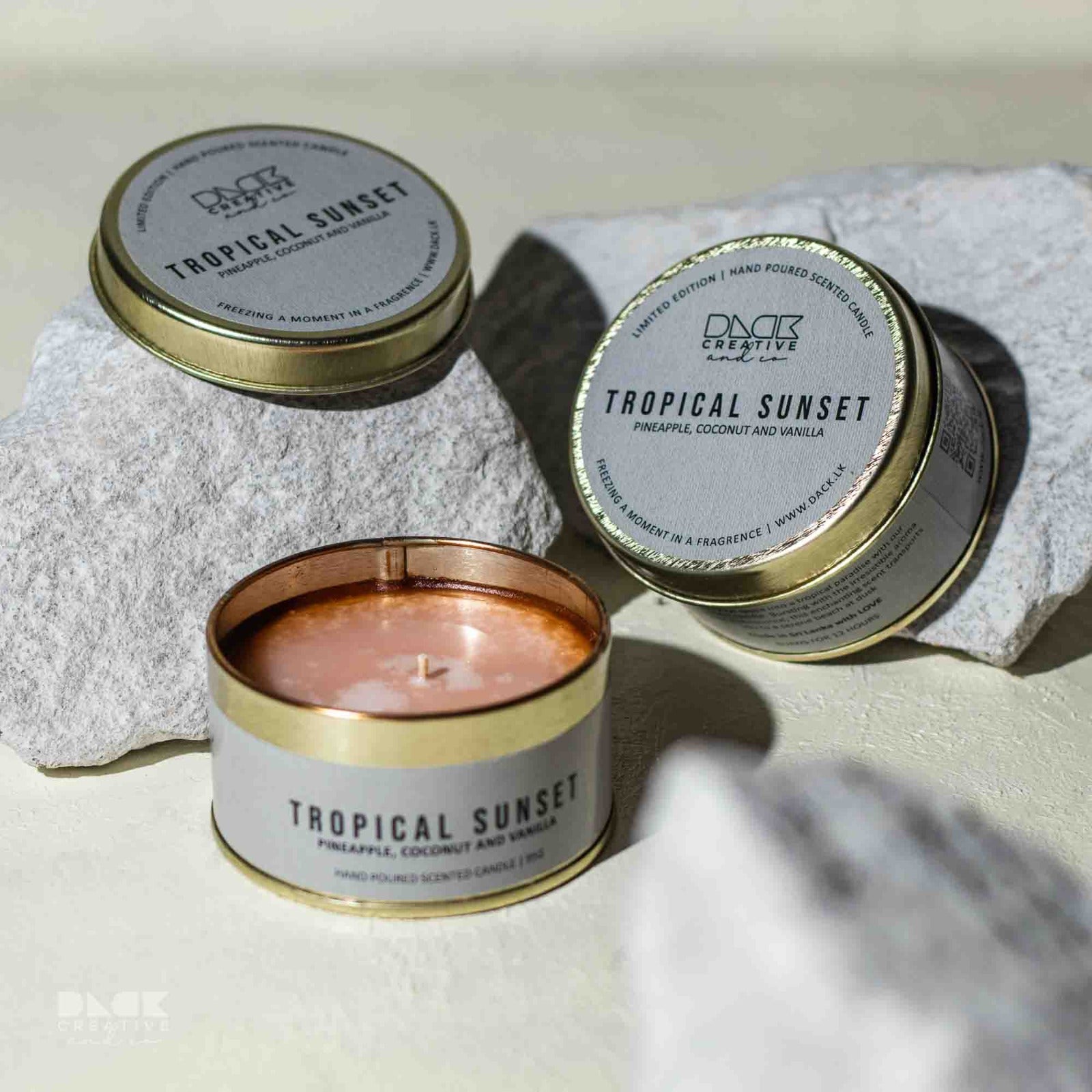 Tropical Sunset Candle | Best Fresh Berry, Coconut & Mint Blend