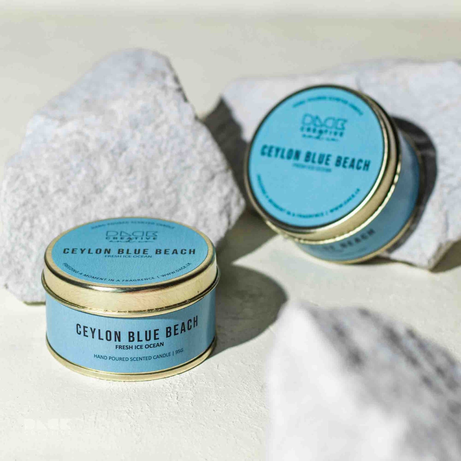 Ceylon Blue Beach Candle | Amazing Ice, Ocean & Peppermint Blend