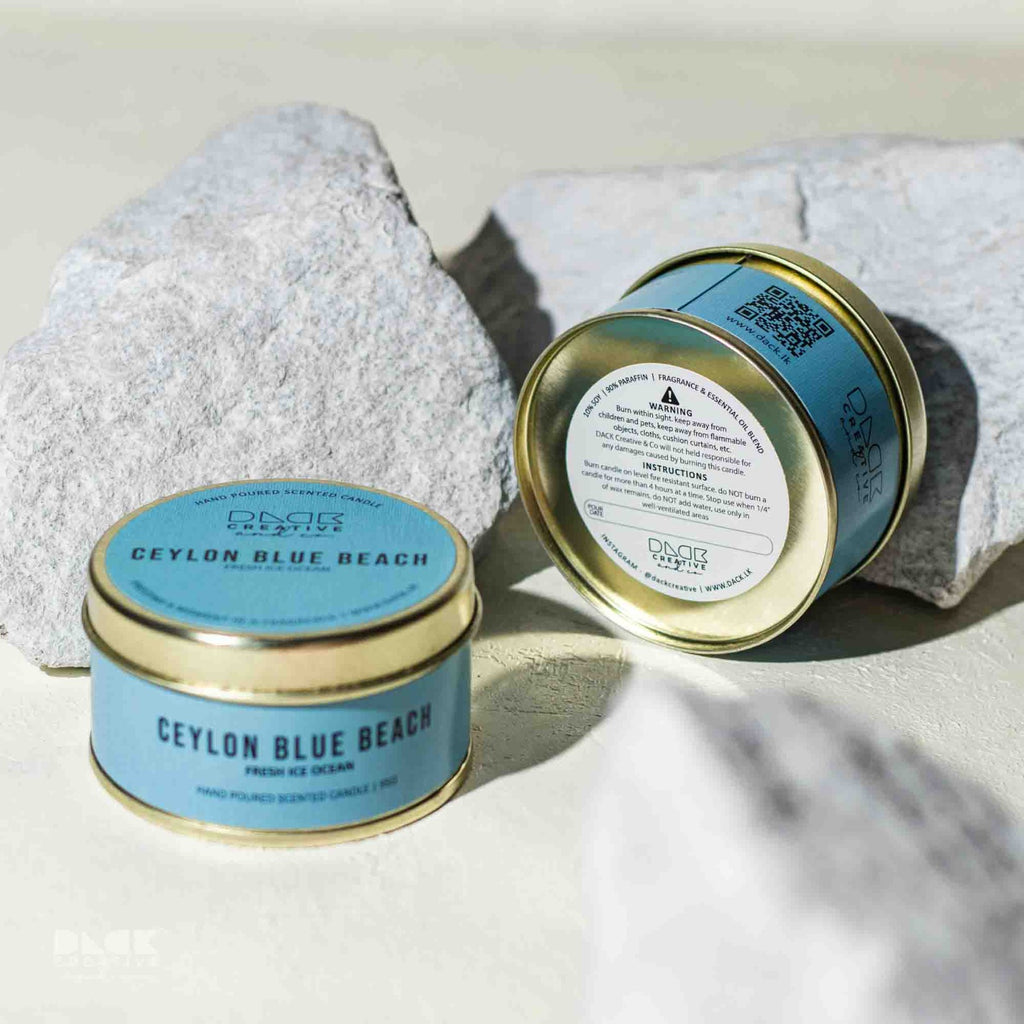 Ceylon Blue Beach Candle | Amazing Ice, Ocean & Peppermint Blend