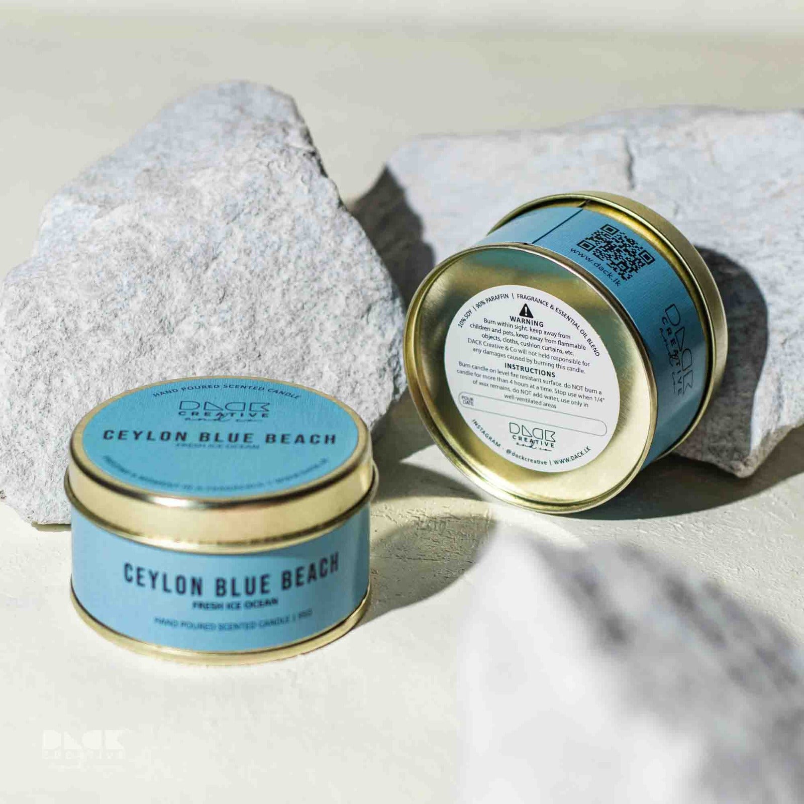 Ceylon Blue Beach Candle | Amazing Ice, Ocean & Peppermint Blend