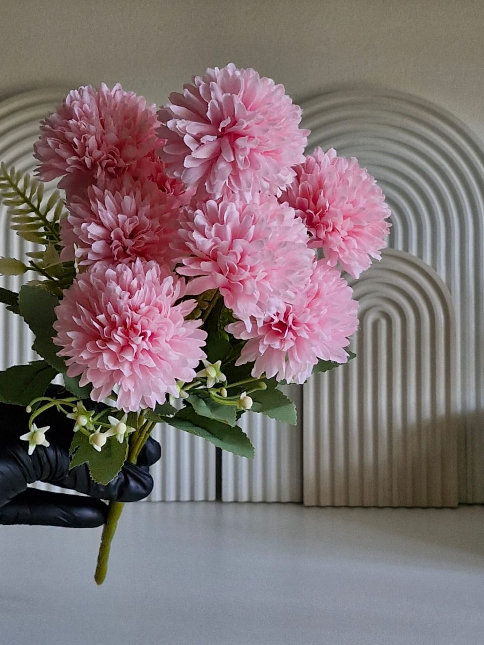 Pheony Bunch with Leaves