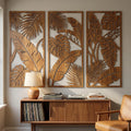 Tropical Forest - Modern Geometric Wall Art With 3 Panels