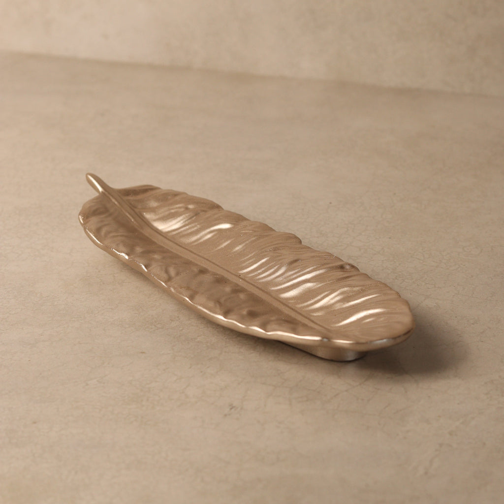 Feather Tray - Stunning Leaf Trinket Tray